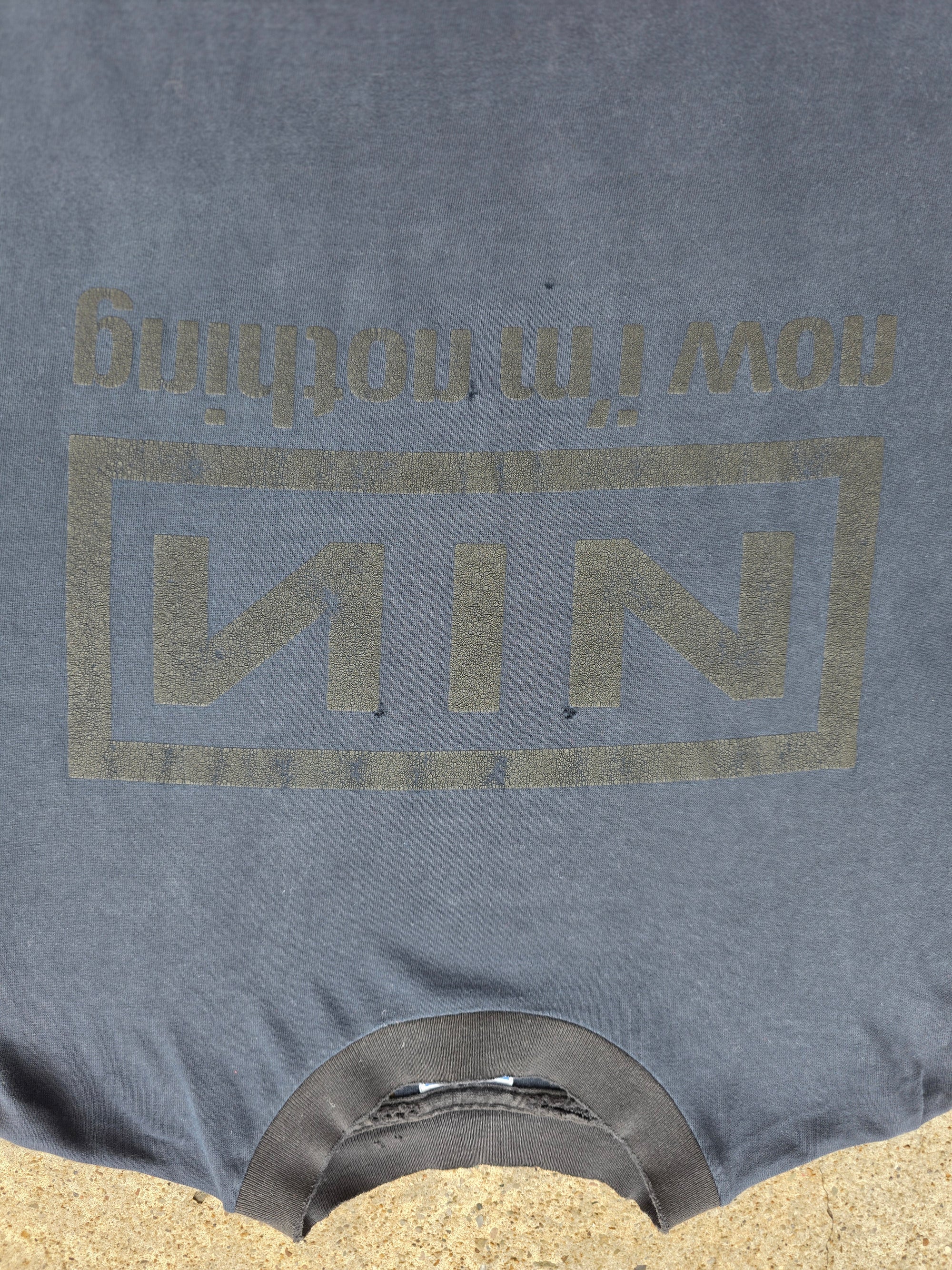 1991 Nine Inch Nails "Now I'm Nothing" Shirt XL