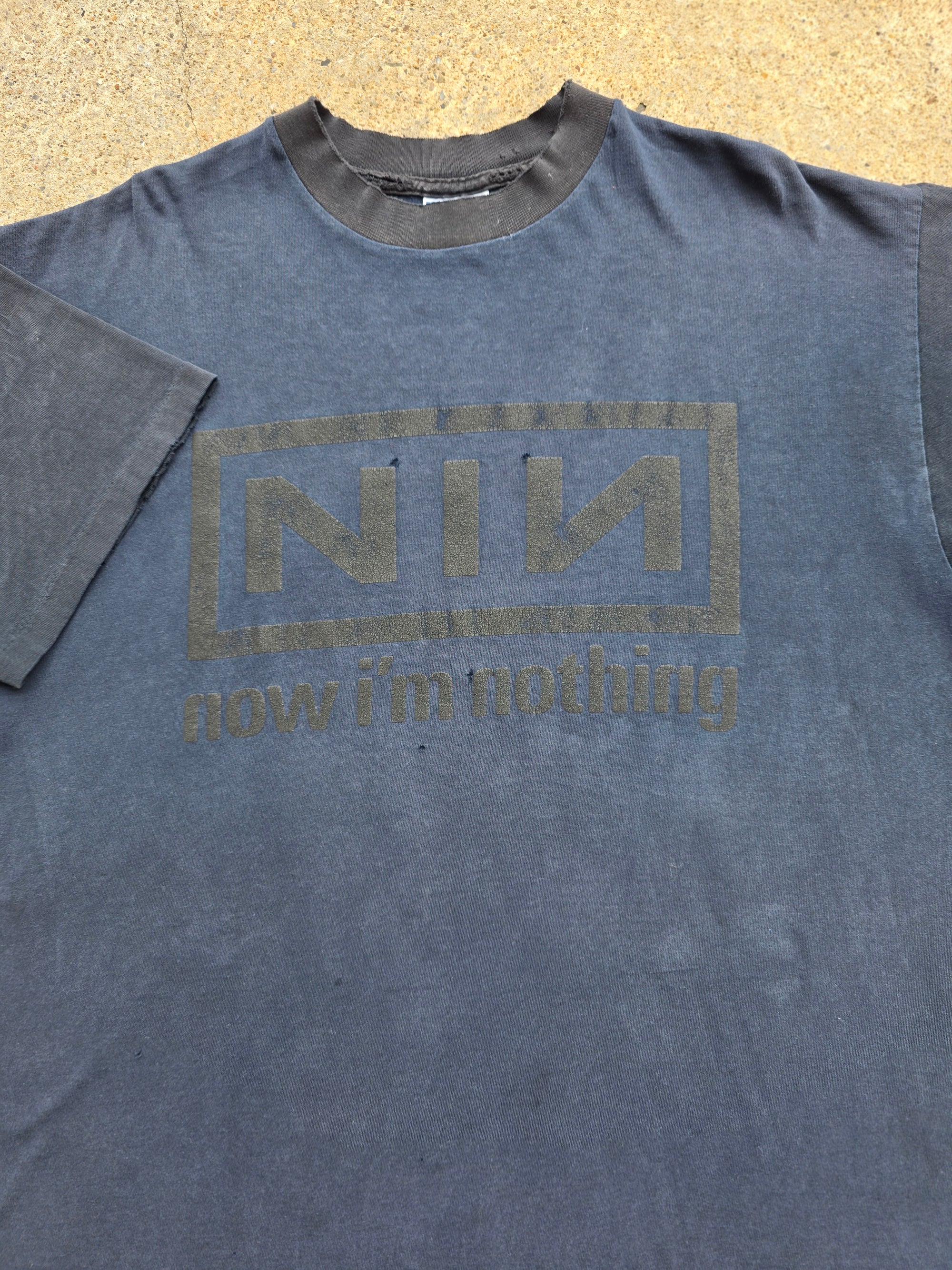 1991 Nine Inch Nails "Now I'm Nothing" Shirt XL