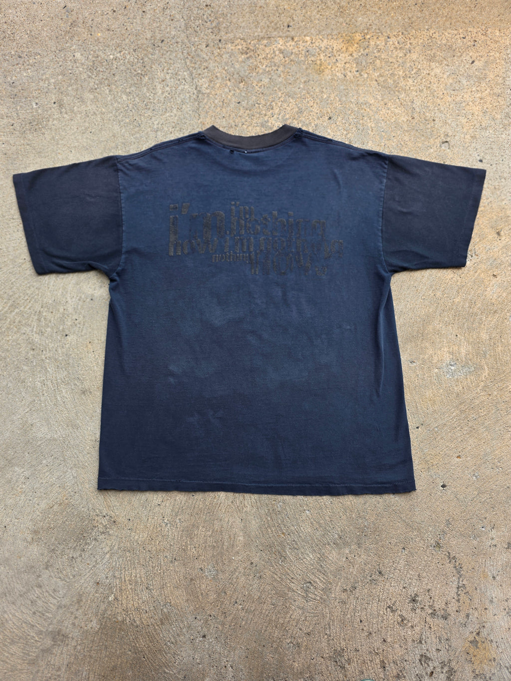 1991 Nine Inch Nails "Now I'm Nothing" Shirt XL