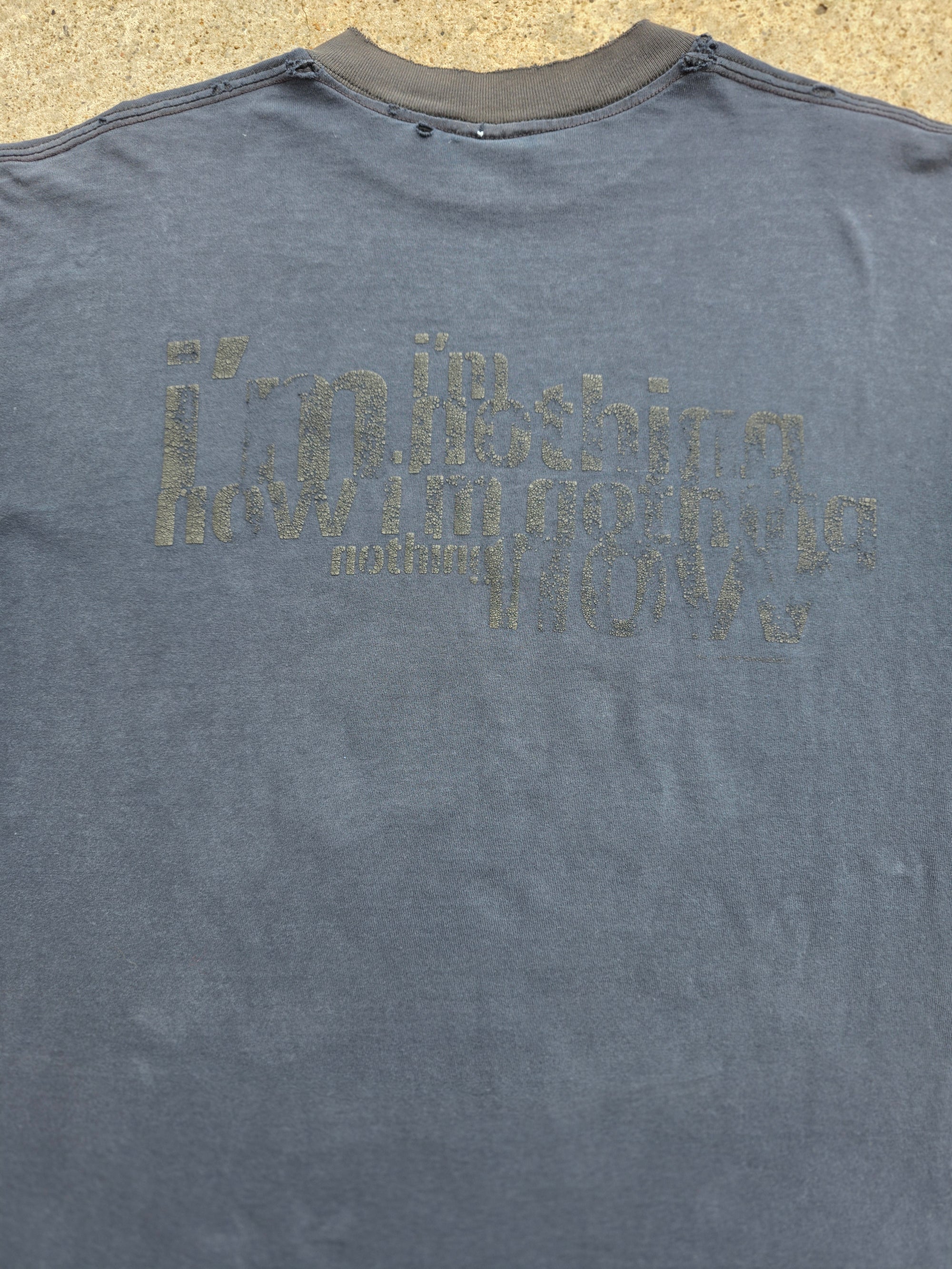 1991 Nine Inch Nails "Now I'm Nothing" Shirt XL