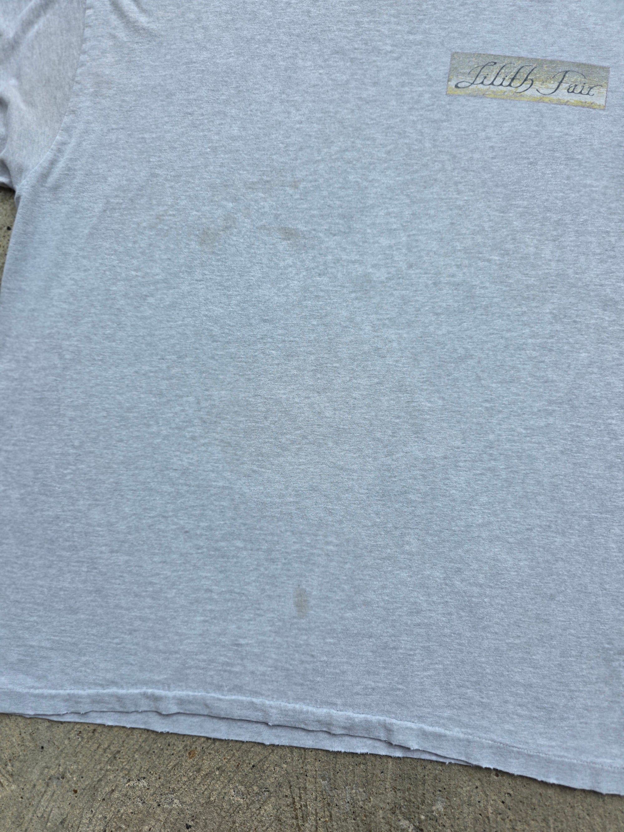 1990s Lilith Fair Ringer Shirt XL