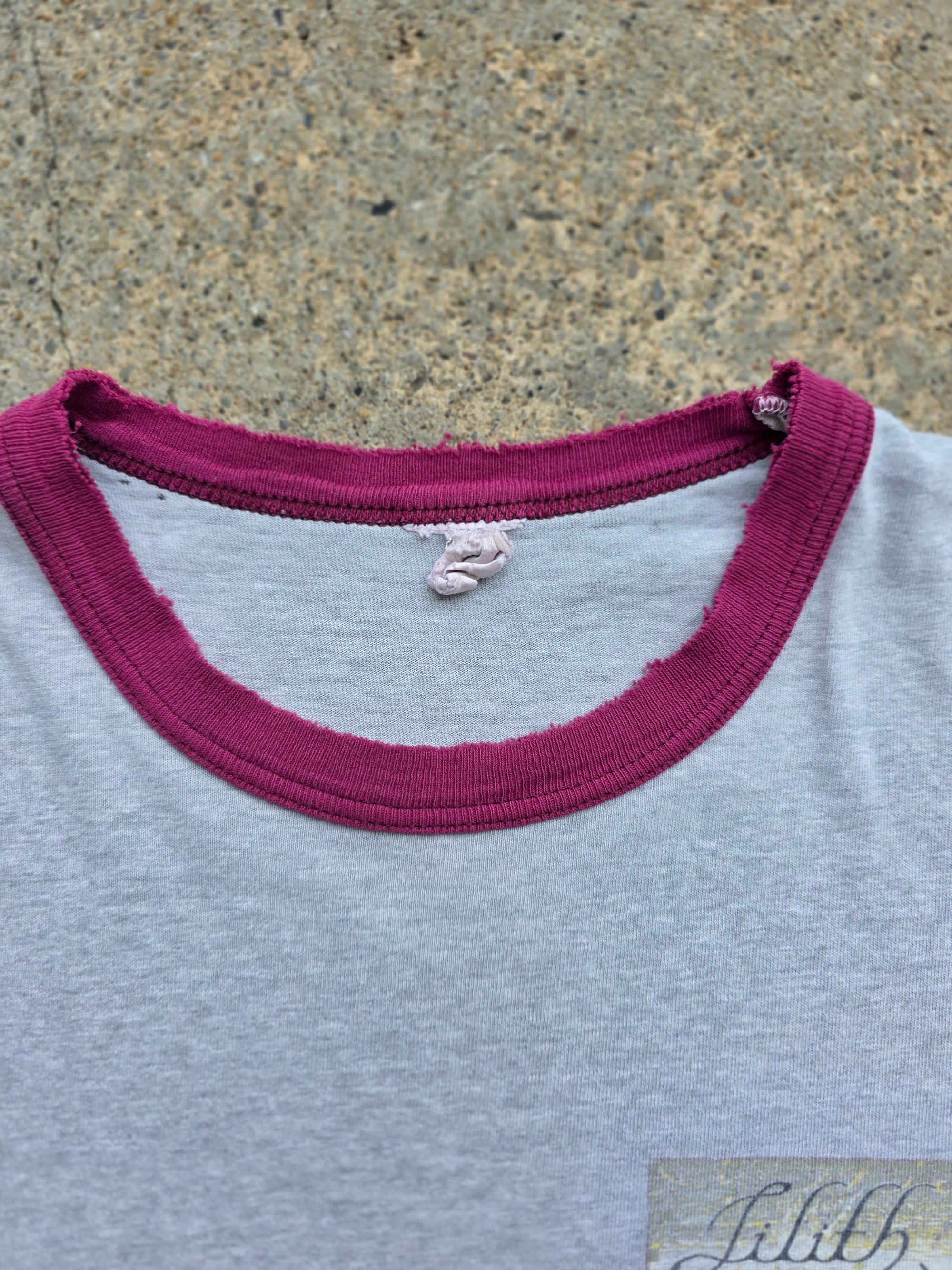 1990s Lilith Fair Ringer Shirt XL