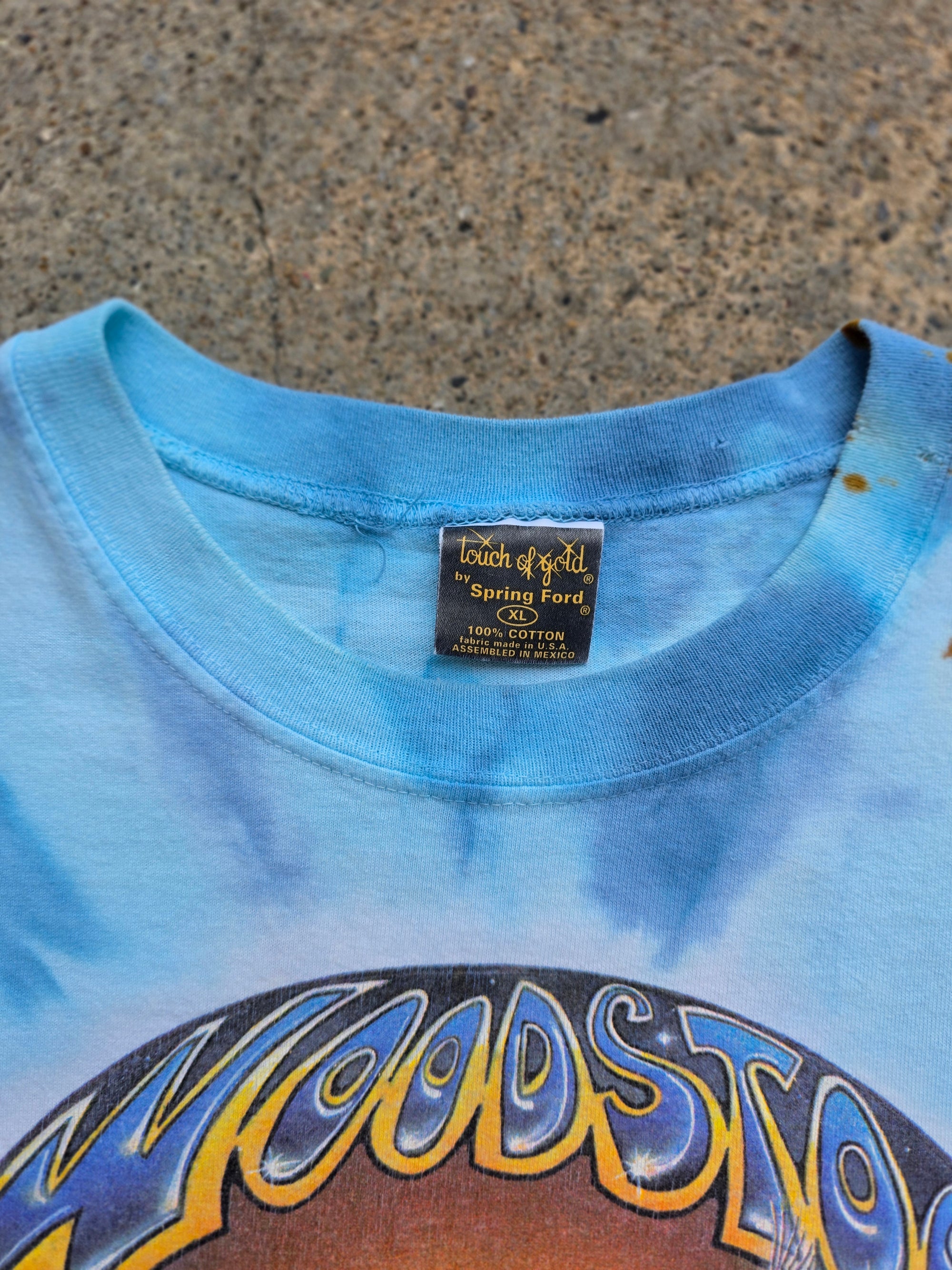 1989 Woodstock Mike Dubois Art Shirt XL