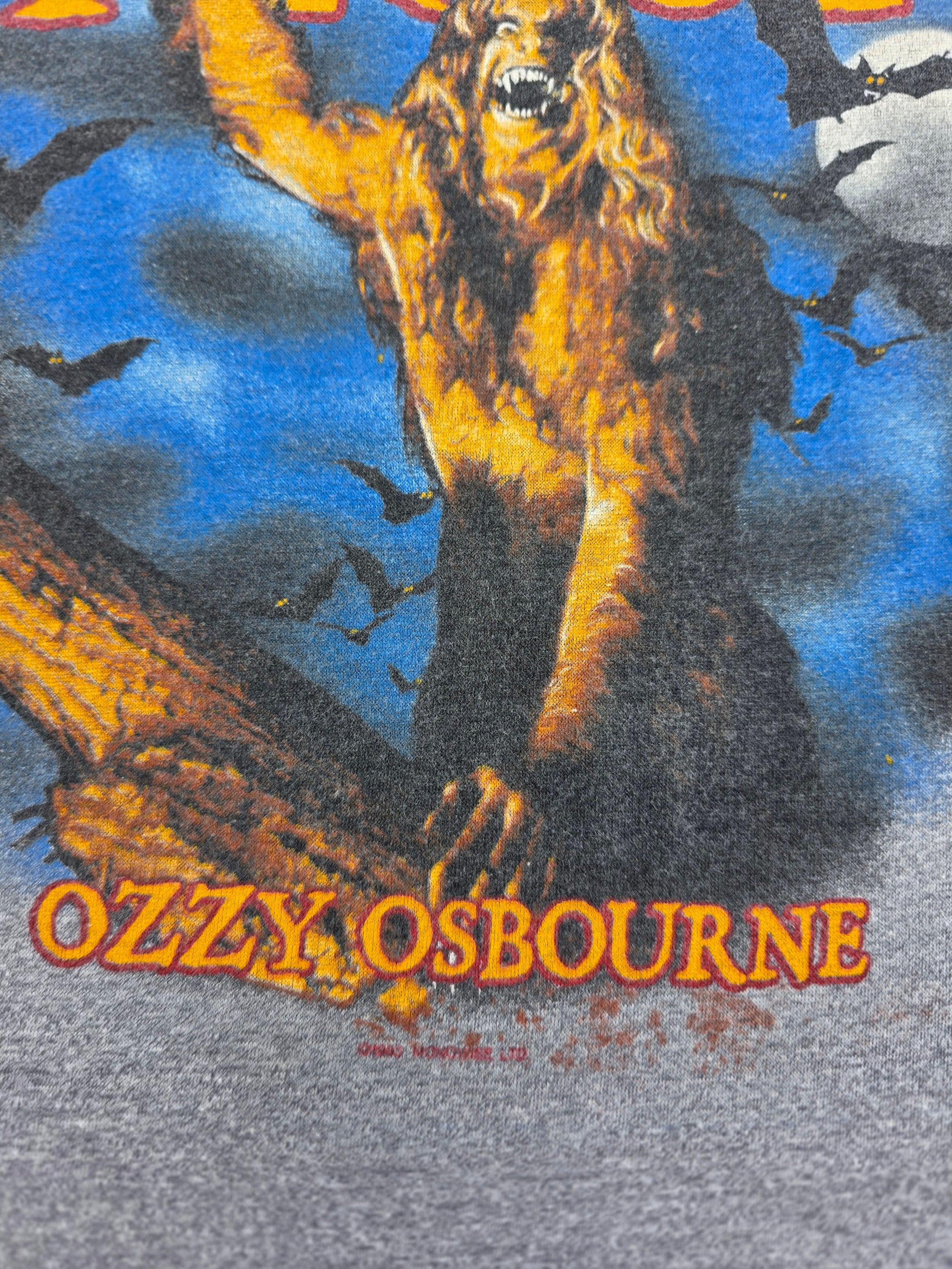 1984 Ozzy Osbourne "Bark At The Moon" Shirt Large