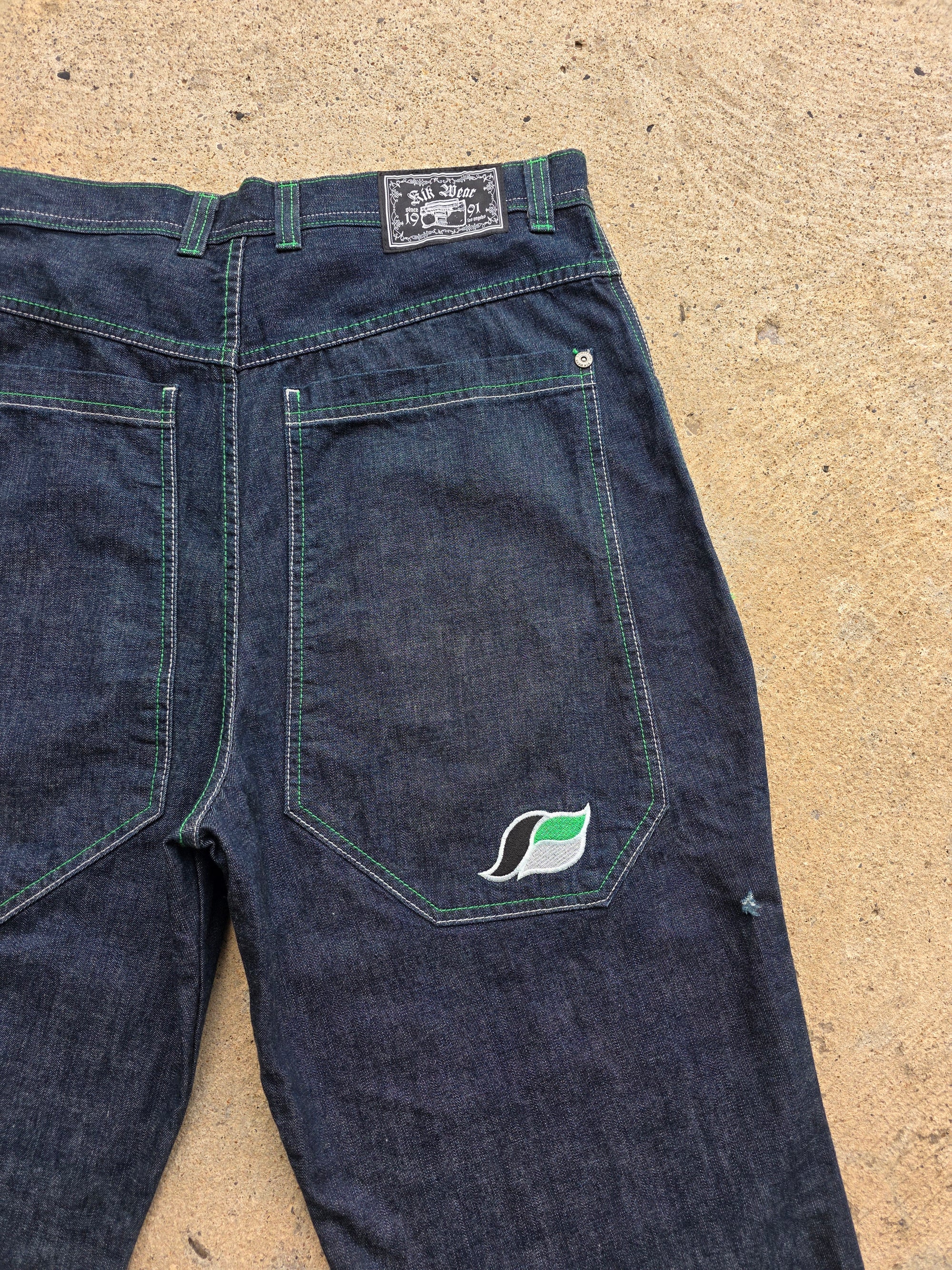 1990s Kikwear Jeans 36 Super Baggy