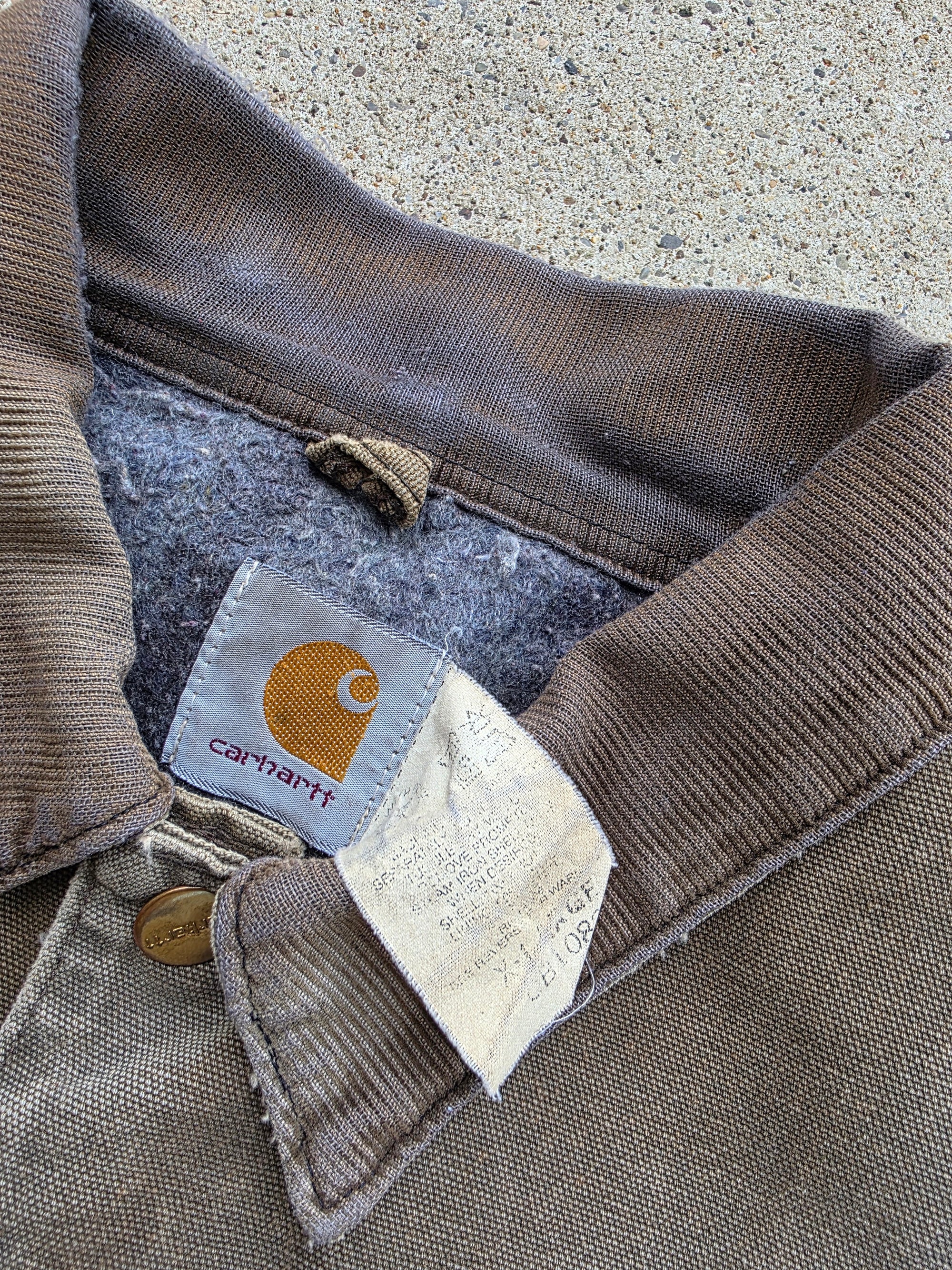 1990s Carhartt Barn Coat Brown XL