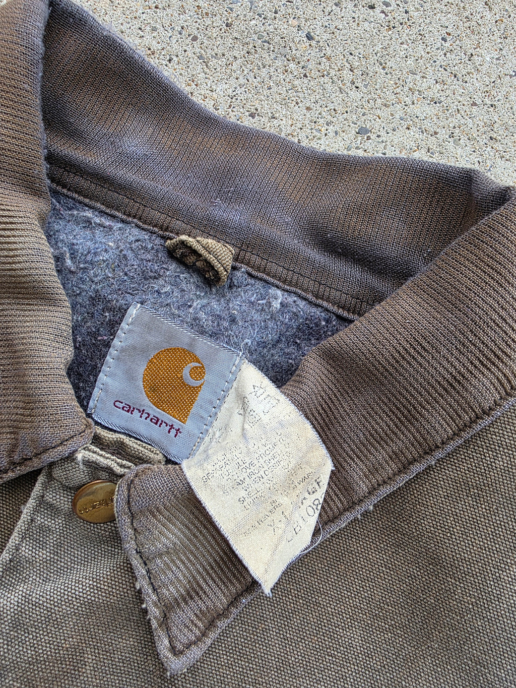1990s Carhartt Barn Coat Brown XL