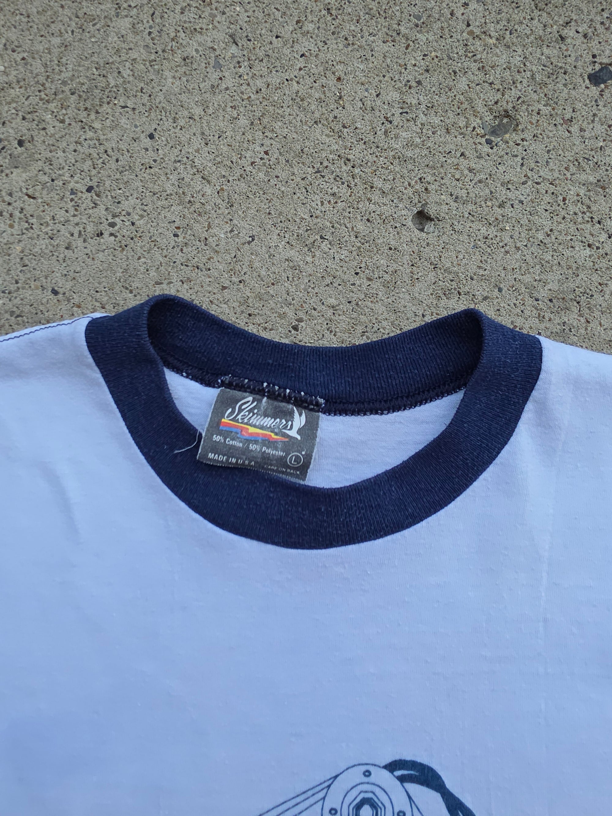 1980s Machine Shop Technologies Institute Ringer Shirt Large