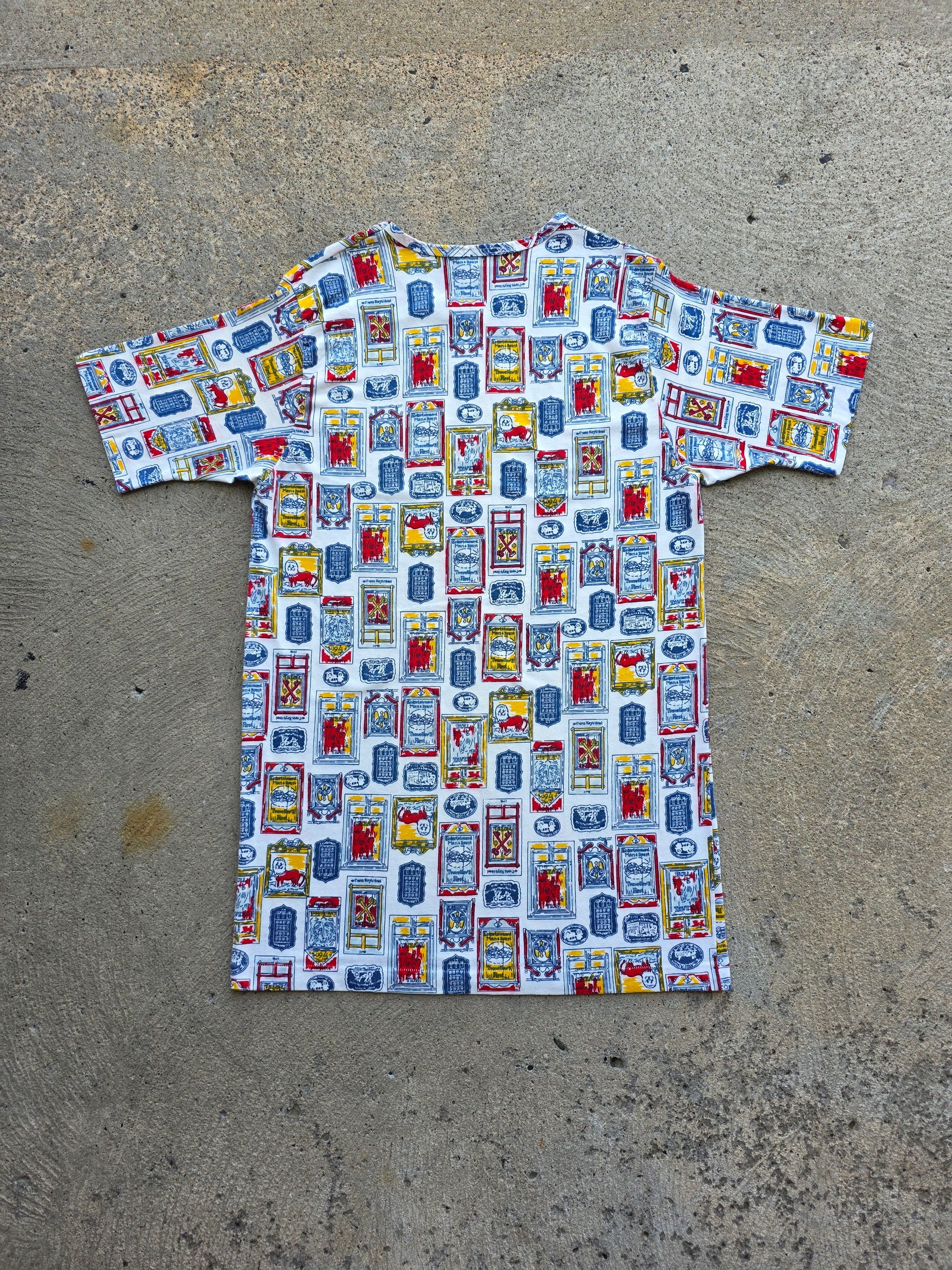 1970s Munsingwear Novelty Print Shirt Large