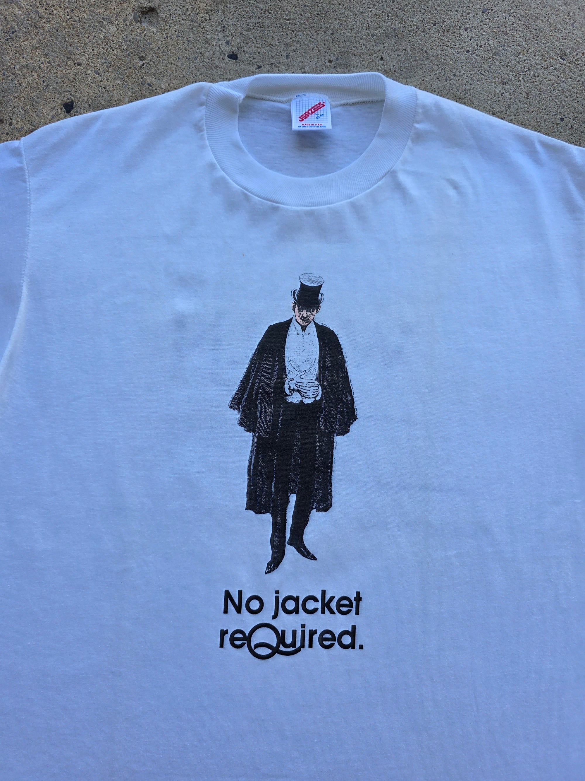 1990s No Jacket Required WQLN Erie Pa Deadstock Shirt Large