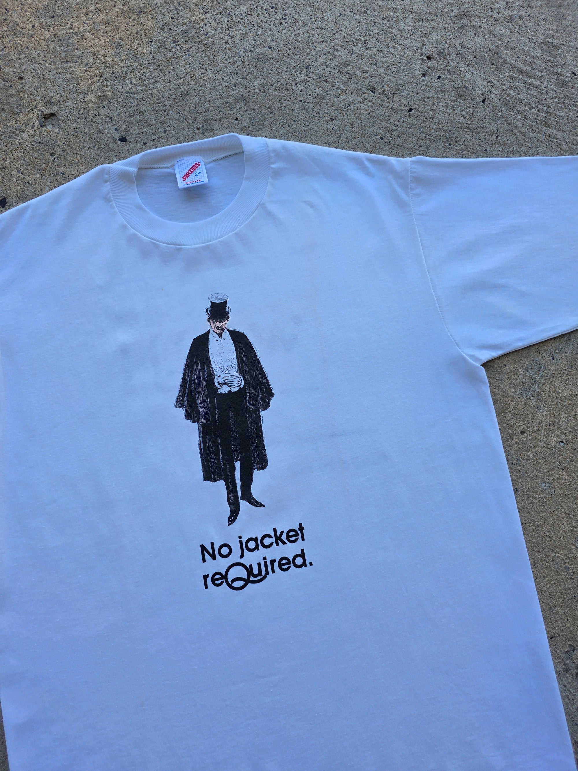1990s No Jacket Required WQLN Erie Pa Deadstock Shirt Large