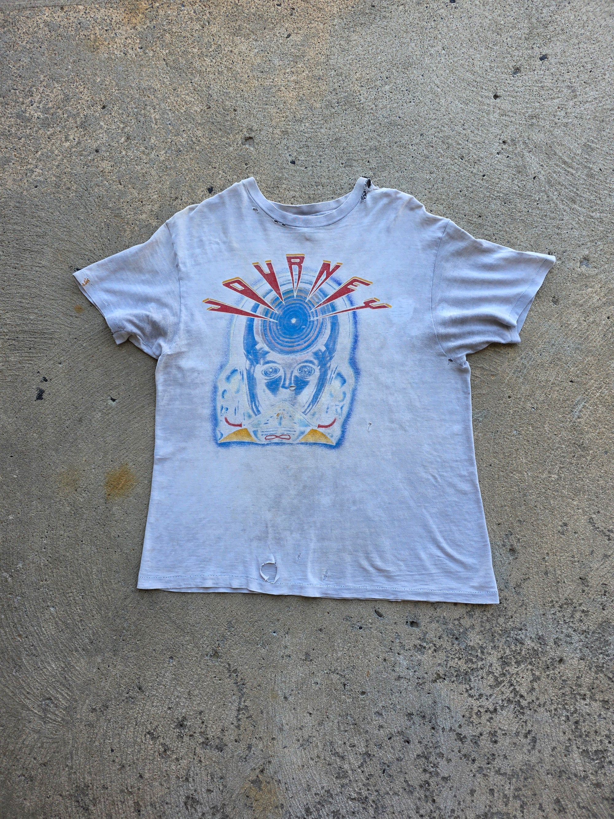 1983 Journey Frontiers World Tour Shirt Large