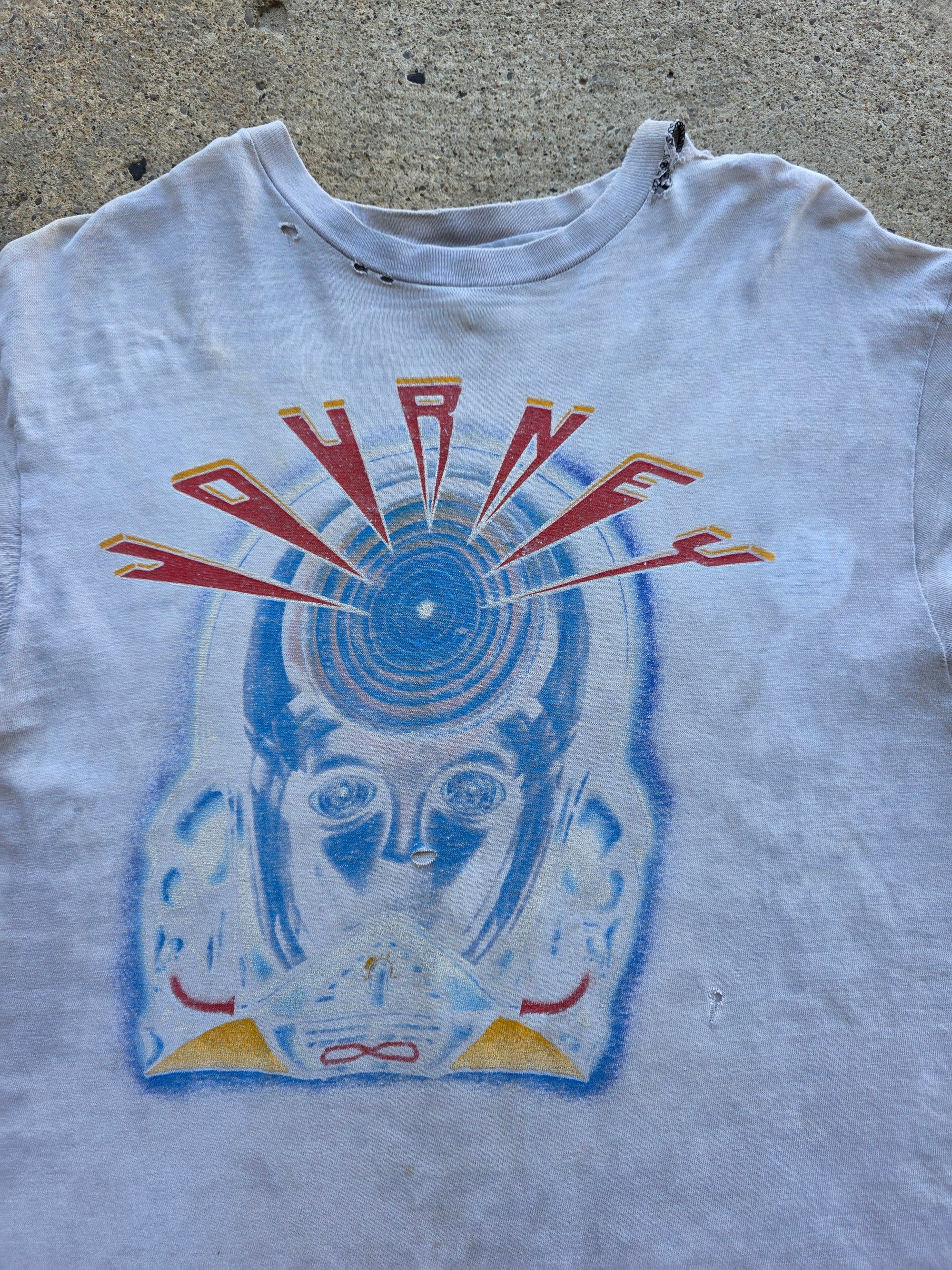 1983 Journey Frontiers World Tour Shirt Large