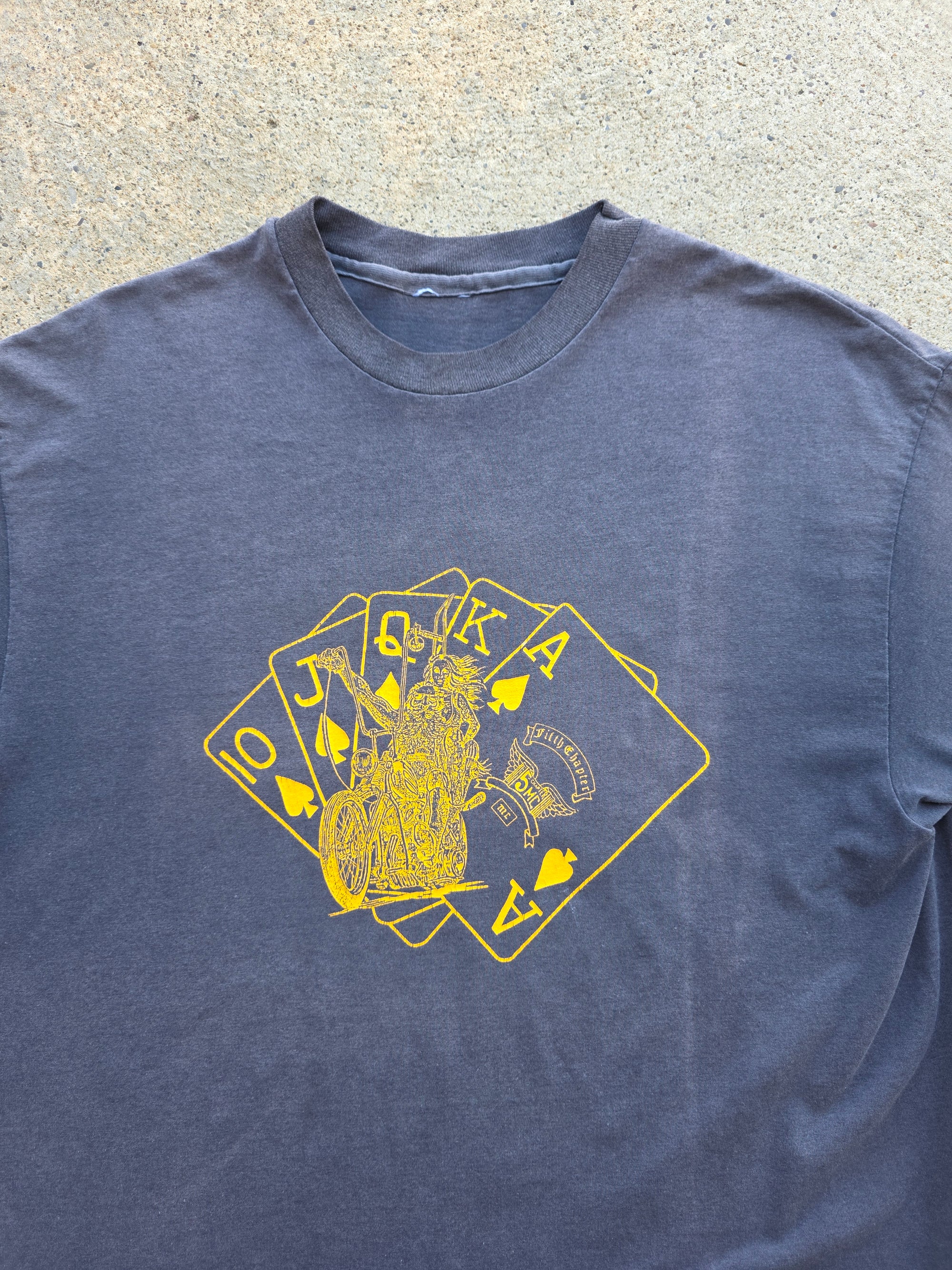 1980s Fifth Chapter MC Poker Run Ft Lauderdale Shirt XL