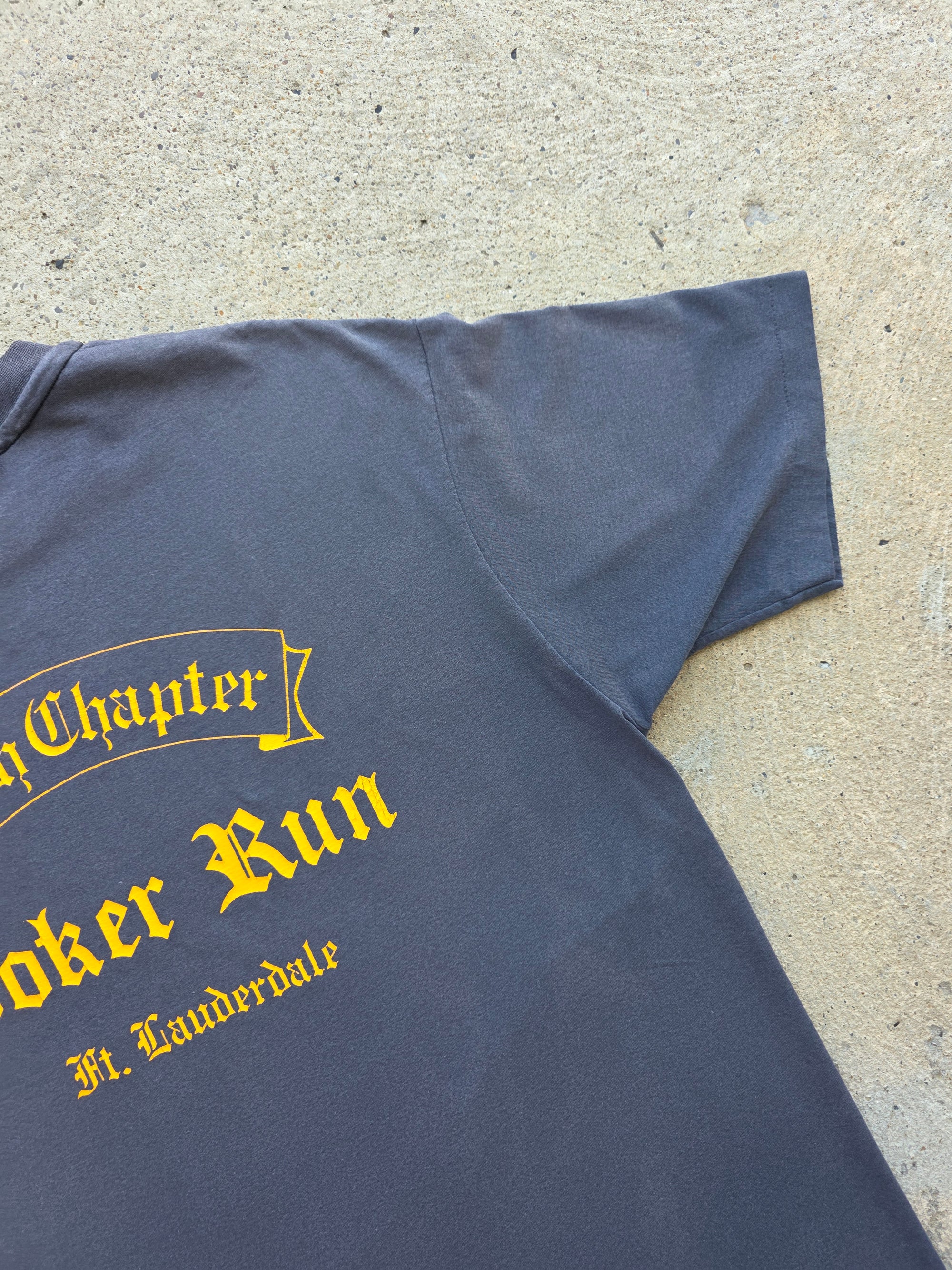 1980s Fifth Chapter MC Poker Run Ft Lauderdale Shirt XL