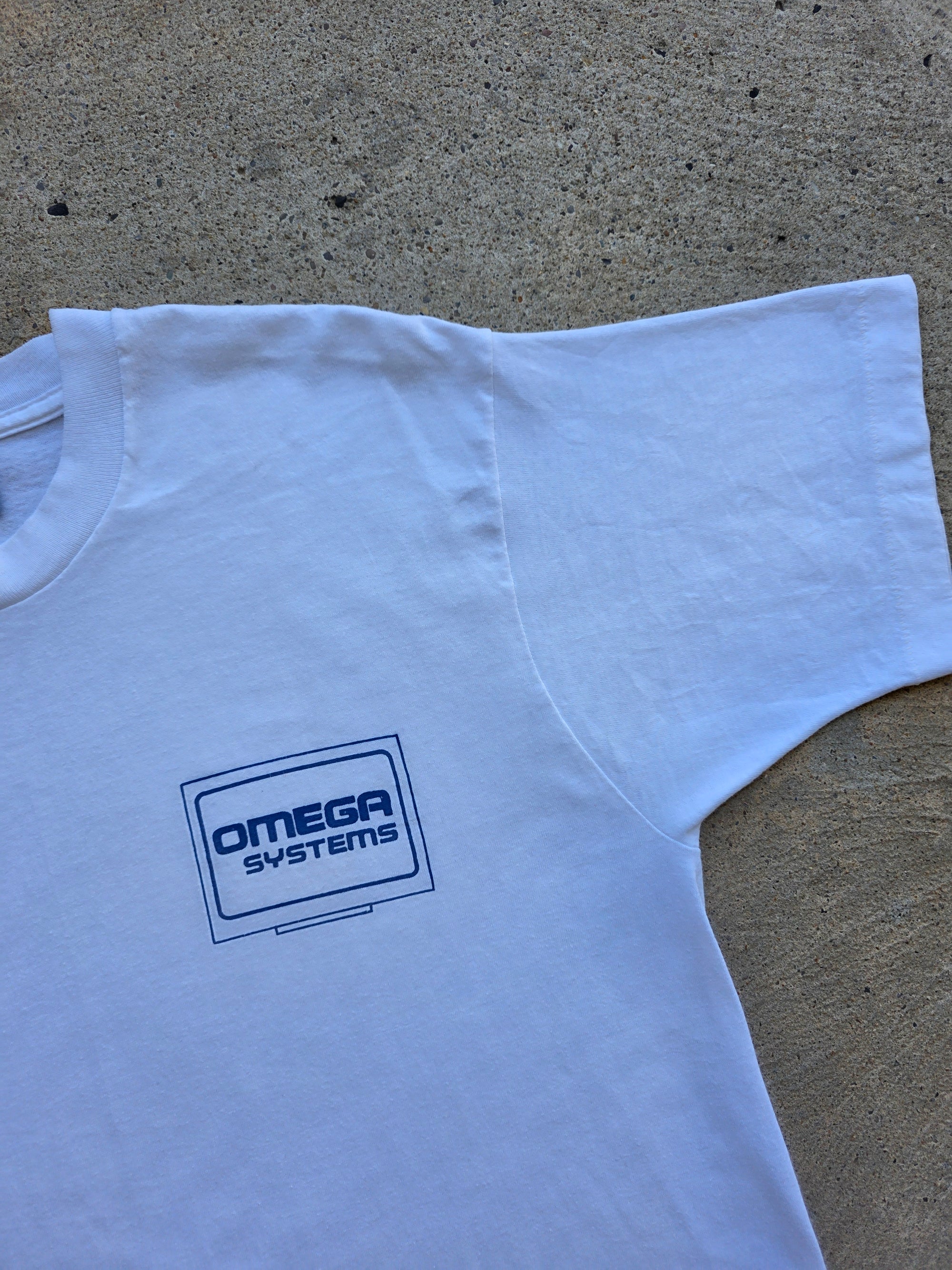 1990s Omega Systems Tech Shirt Large