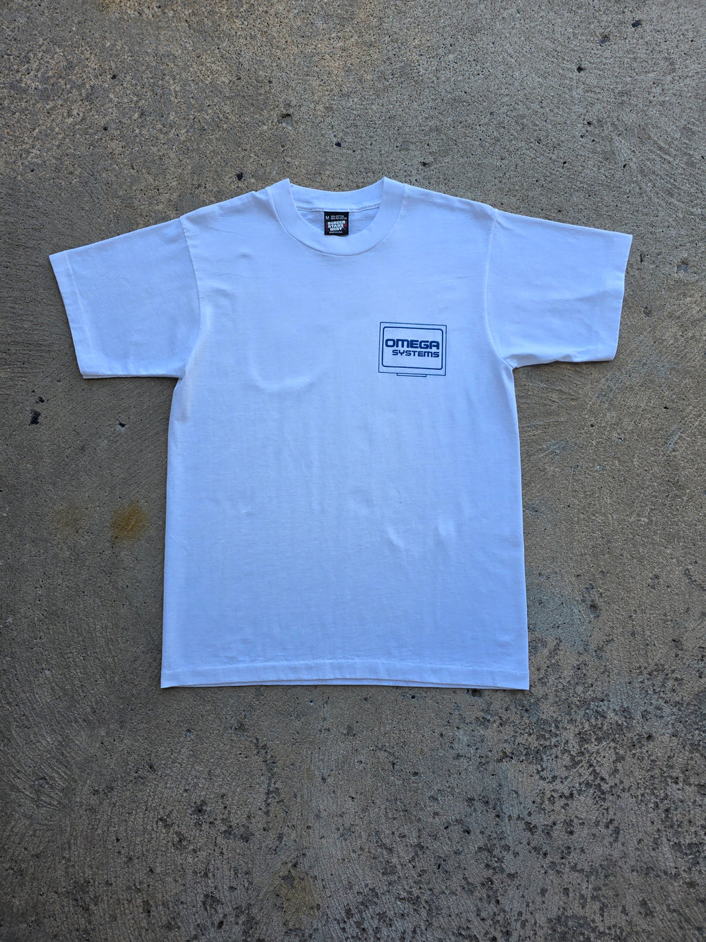 1990s Omega Systems Tech Shirt Medium