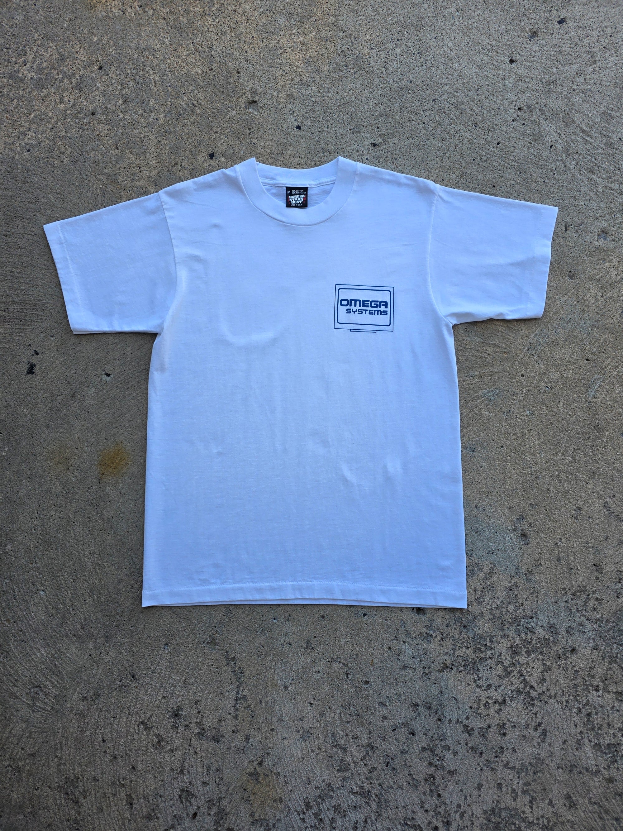 1990s Omega Systems Tech Shirt Medium