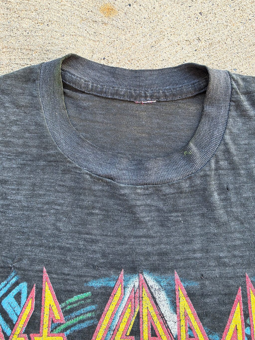 1987 Def Leppard Hysteria Tour Shirt Large