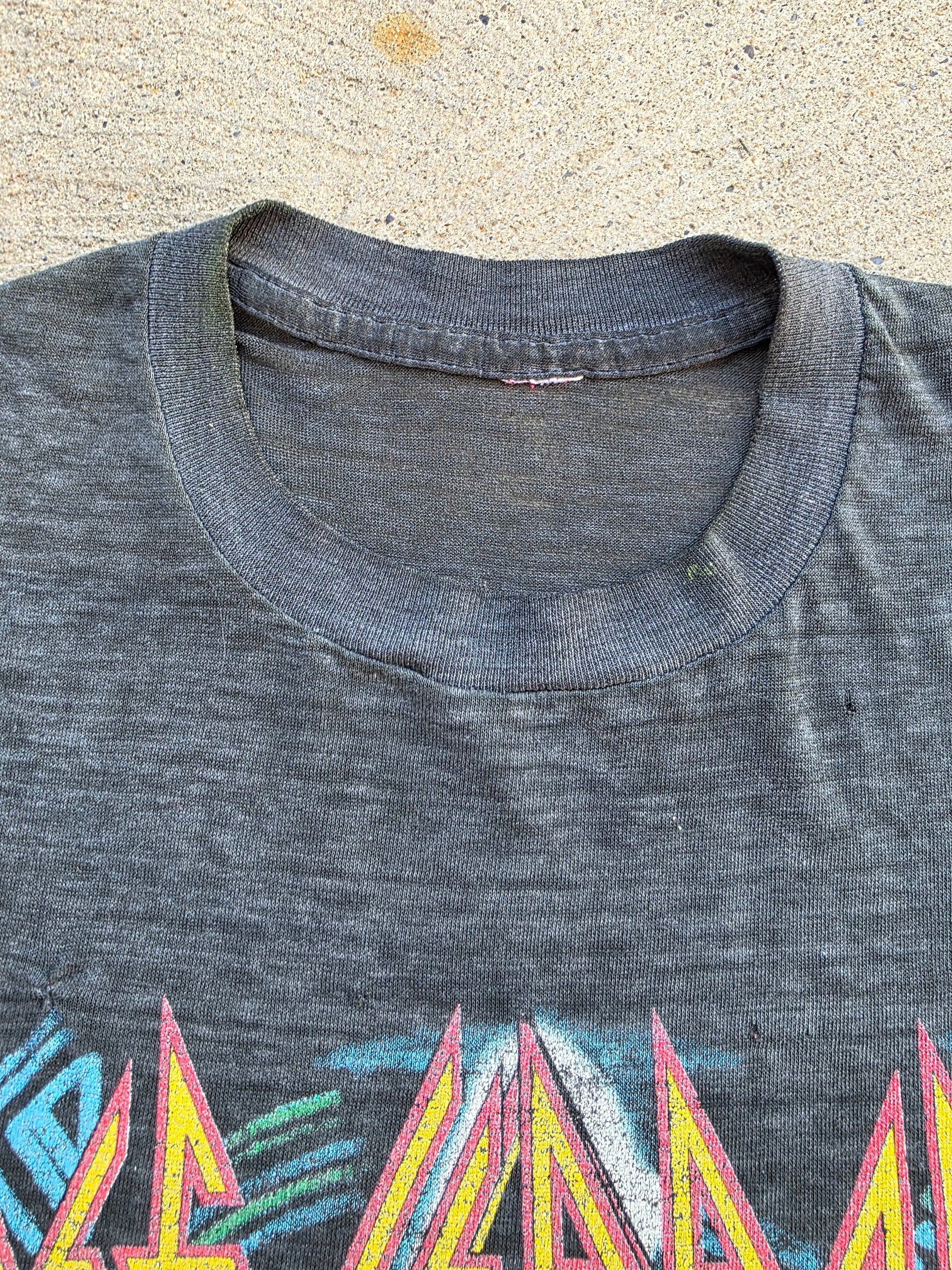 1987 Def Leppard Hysteria Tour Shirt Large