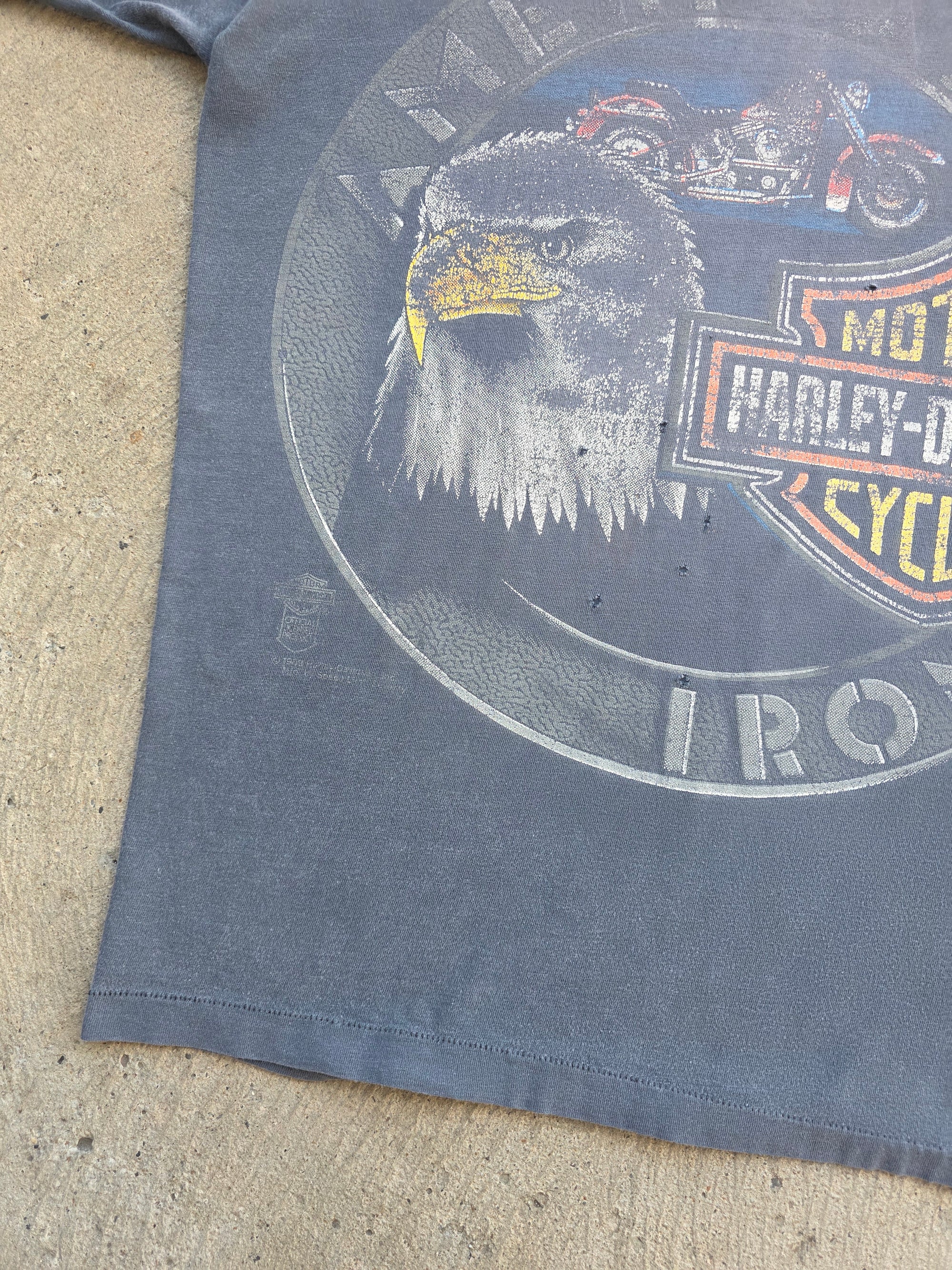 1980s Harley Davidson "American Iron" Shirt XL