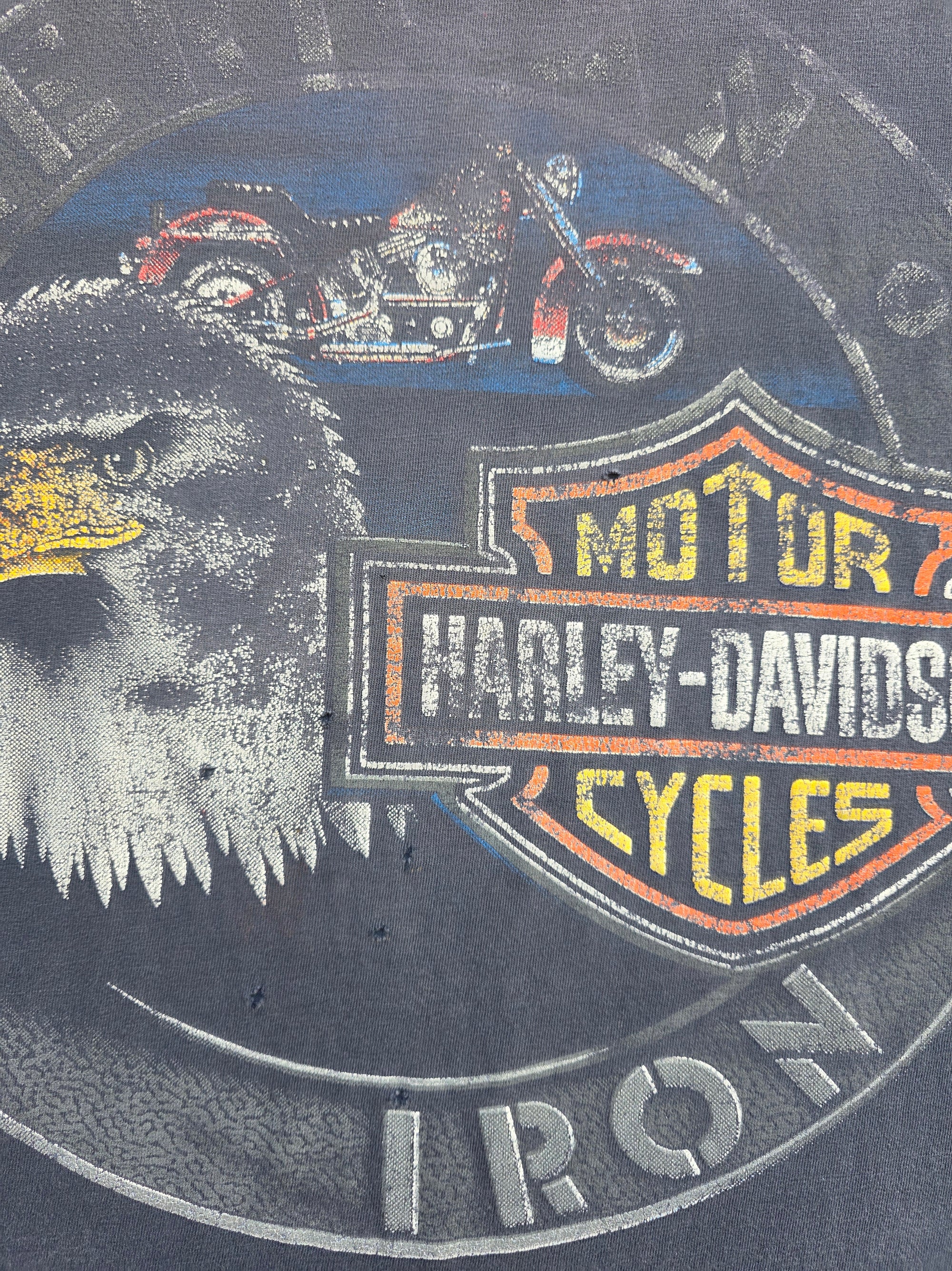 1980s Harley Davidson "American Iron" Shirt XL