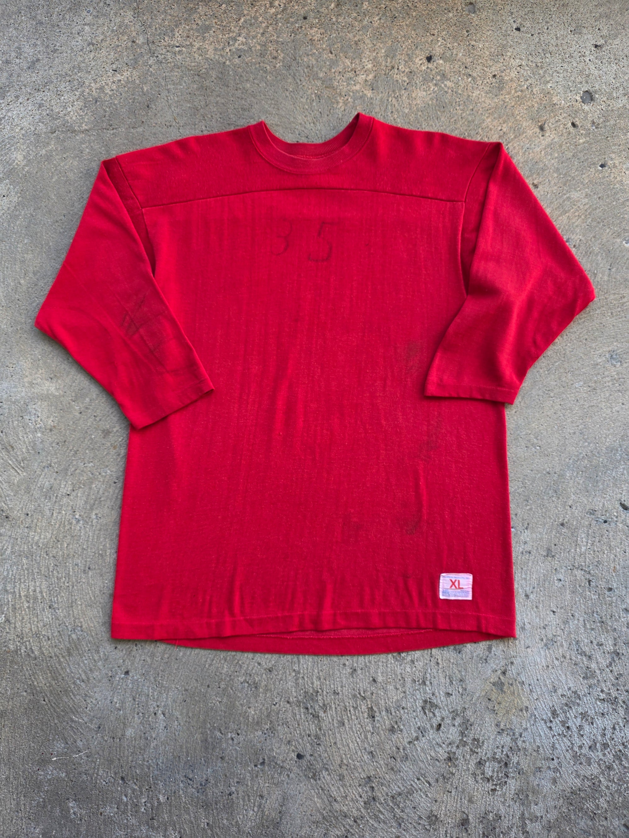 1960s 1970s Champion Durene Football Jersey XL