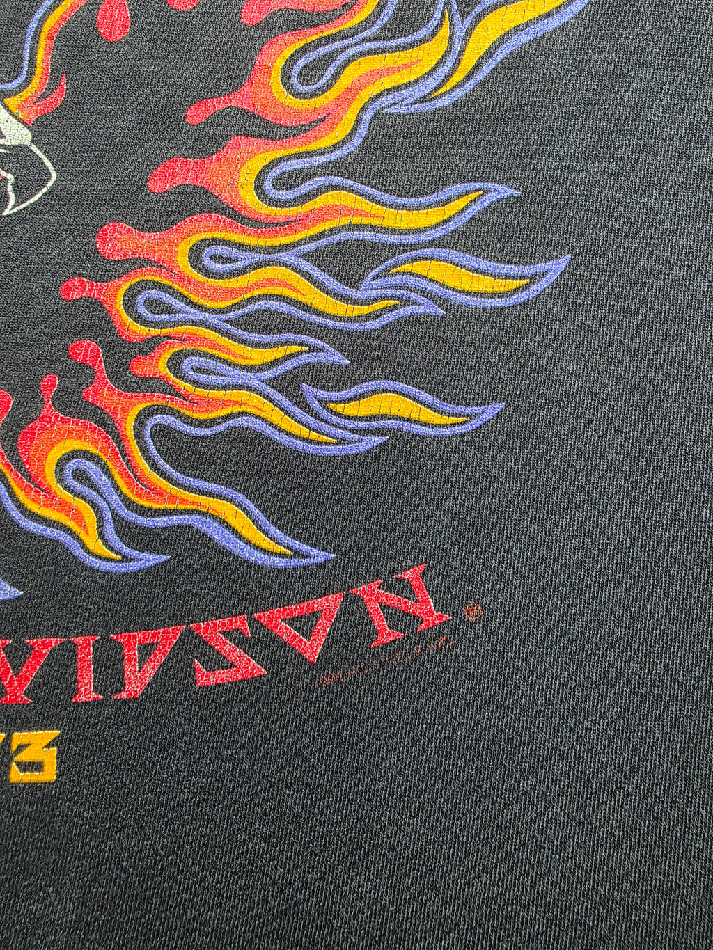 1994 Harley Flames McMahons Beaver Falls Pa Shirt Large