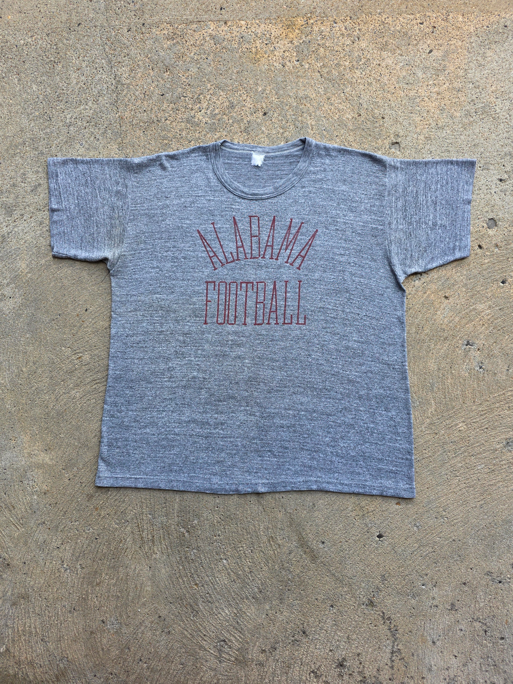 1960s 1970s Alabama Football Heather Gray Shirt Large