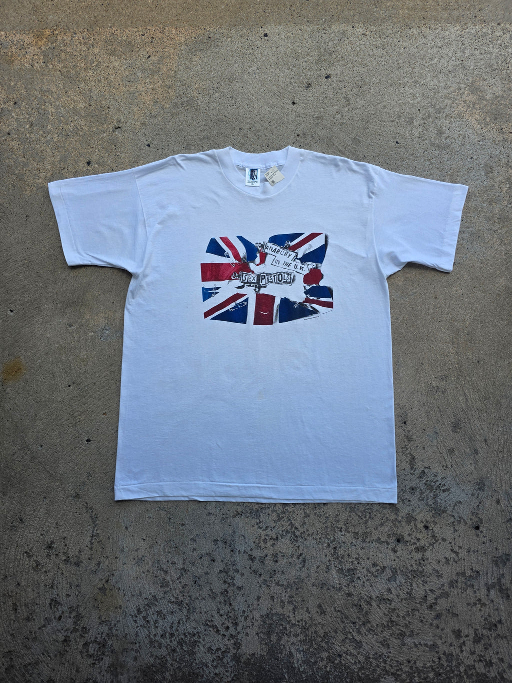 1990s Sex Pistols "Anarchy In The UK" Deadstock Shirt XL
