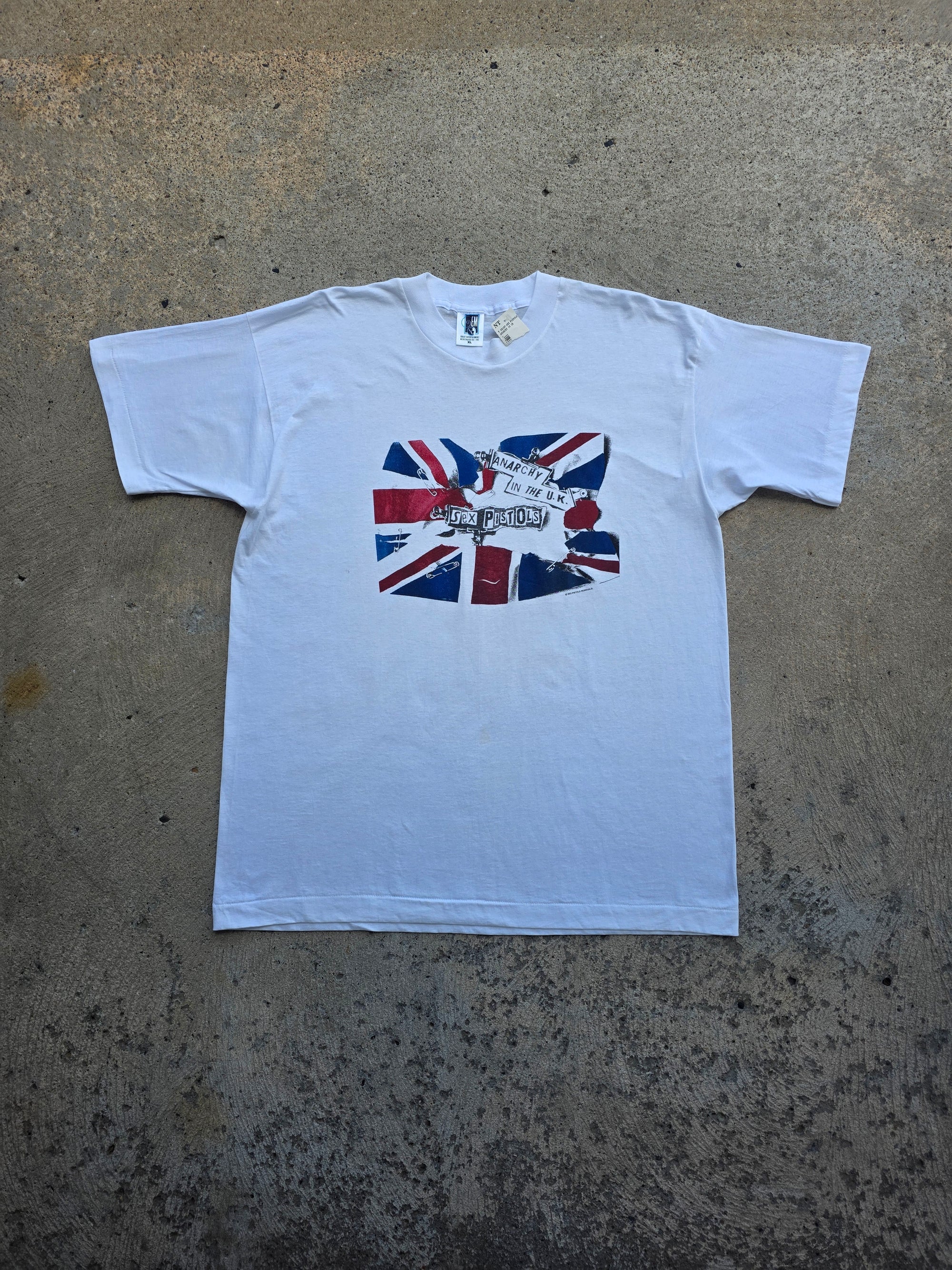 1990s Sex Pistols "Anarchy In The UK" Deadstock Shirt XL