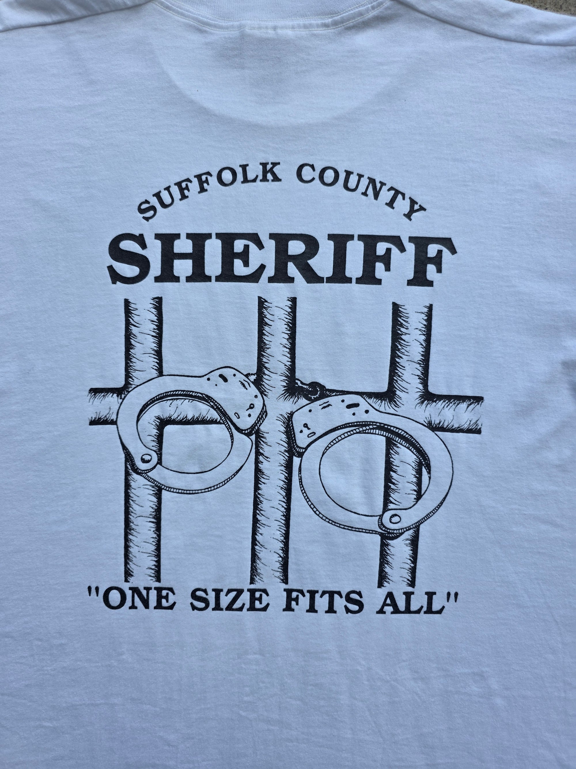 1990s Suffock County Sheriff Shirt Large