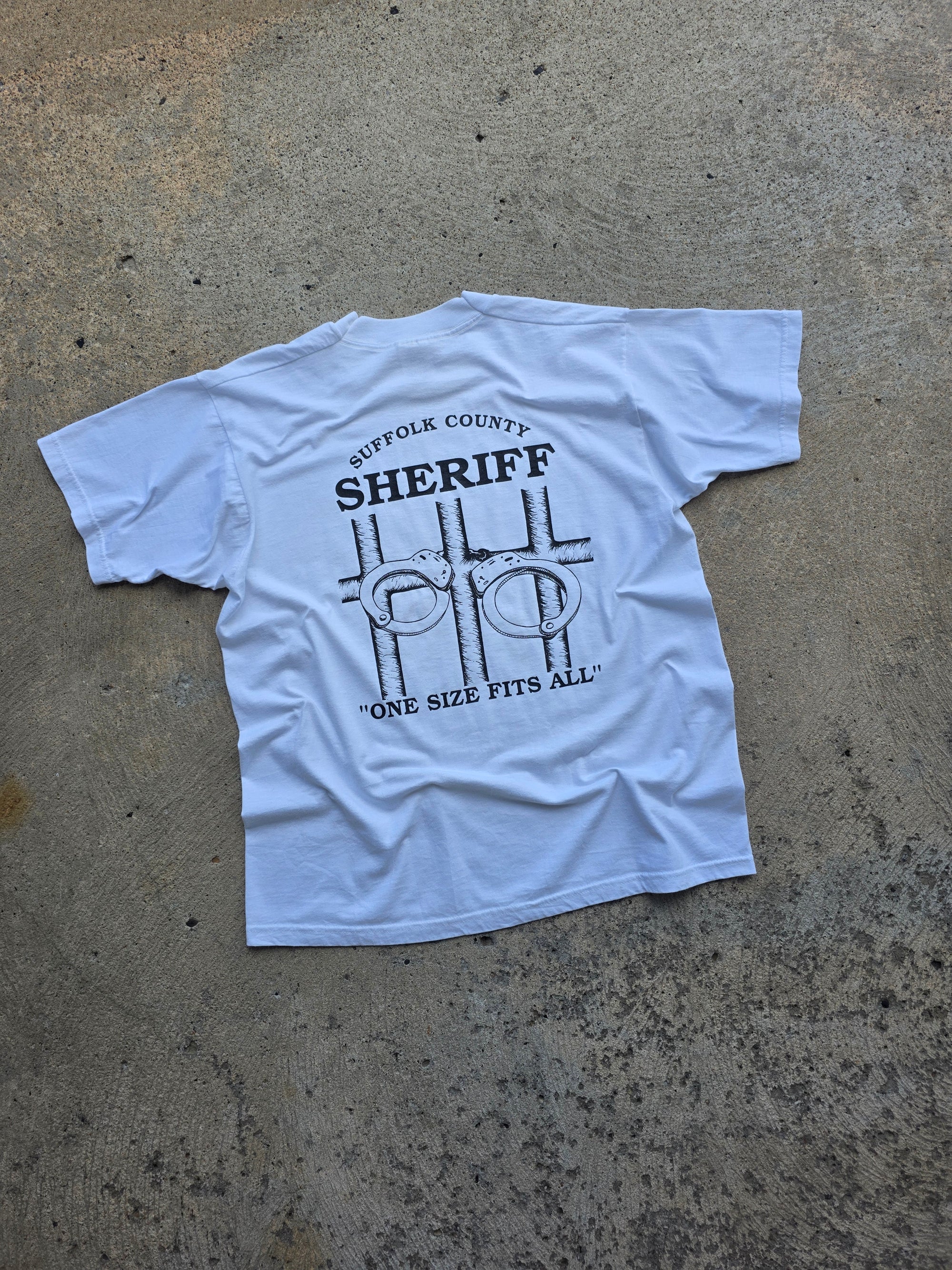 1990s Suffock County Sheriff Shirt Large