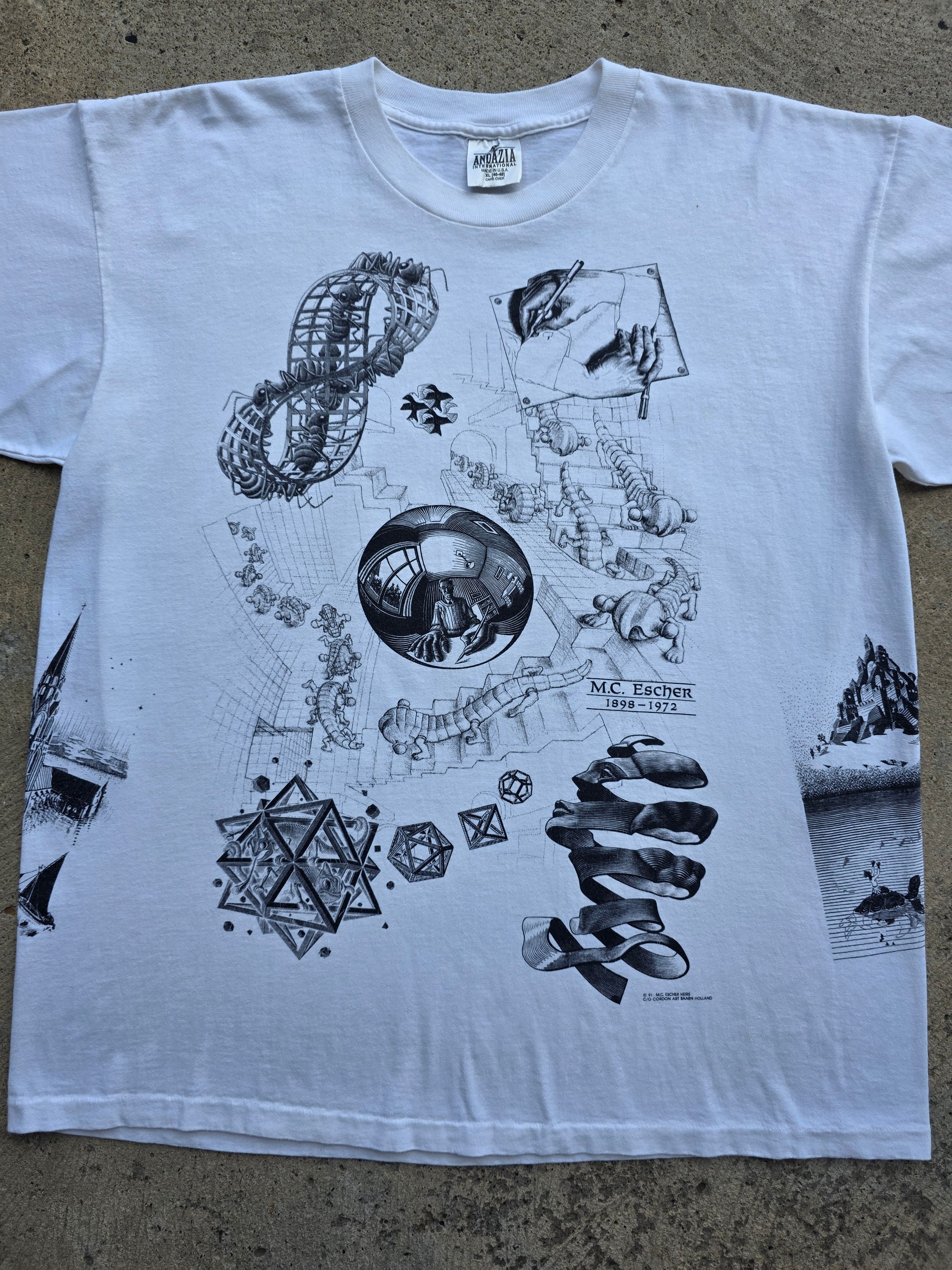 1991 MC Escher Andazia Shirt XL