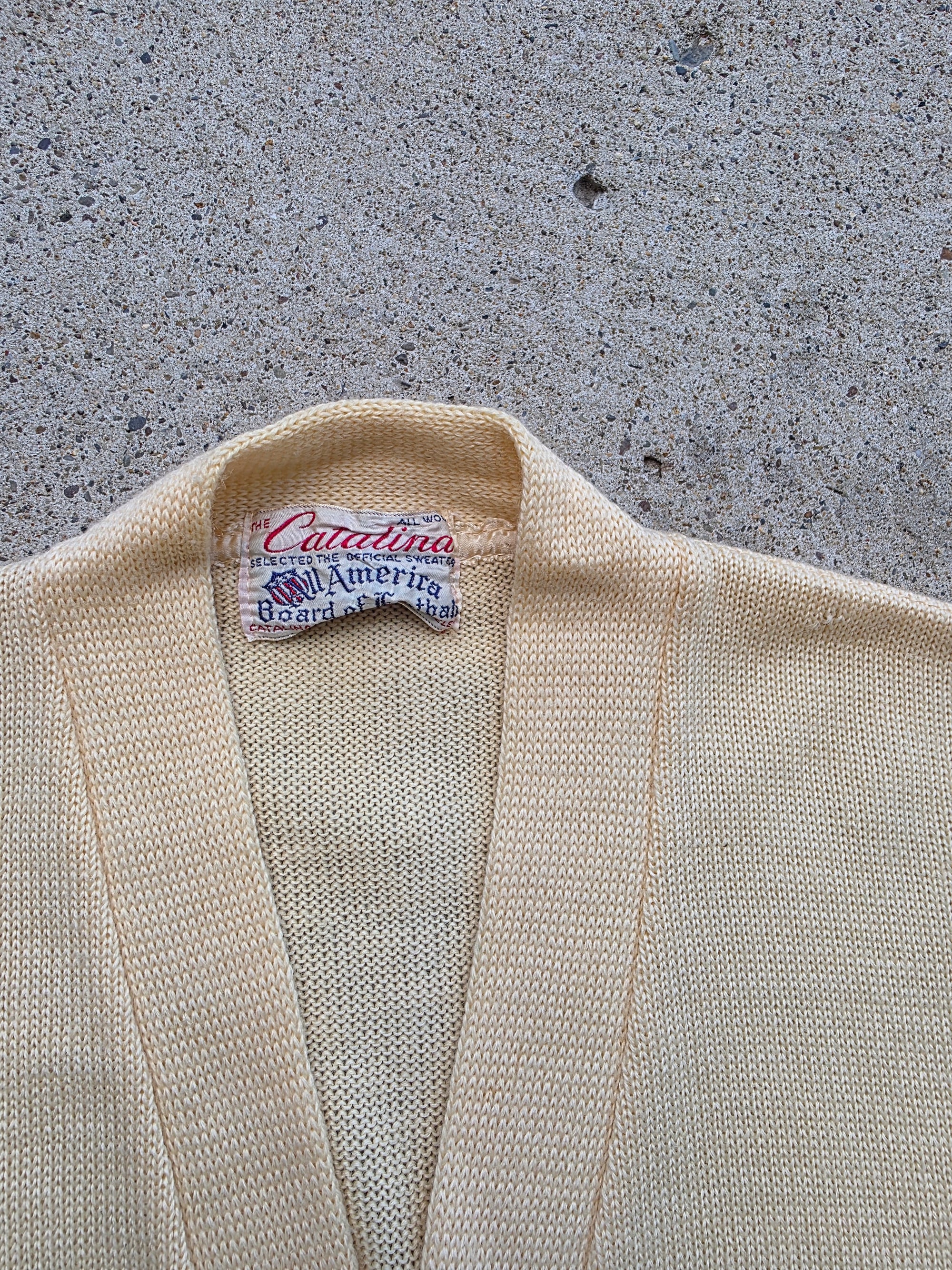 1950s Catalina Cardigan Sweater Large