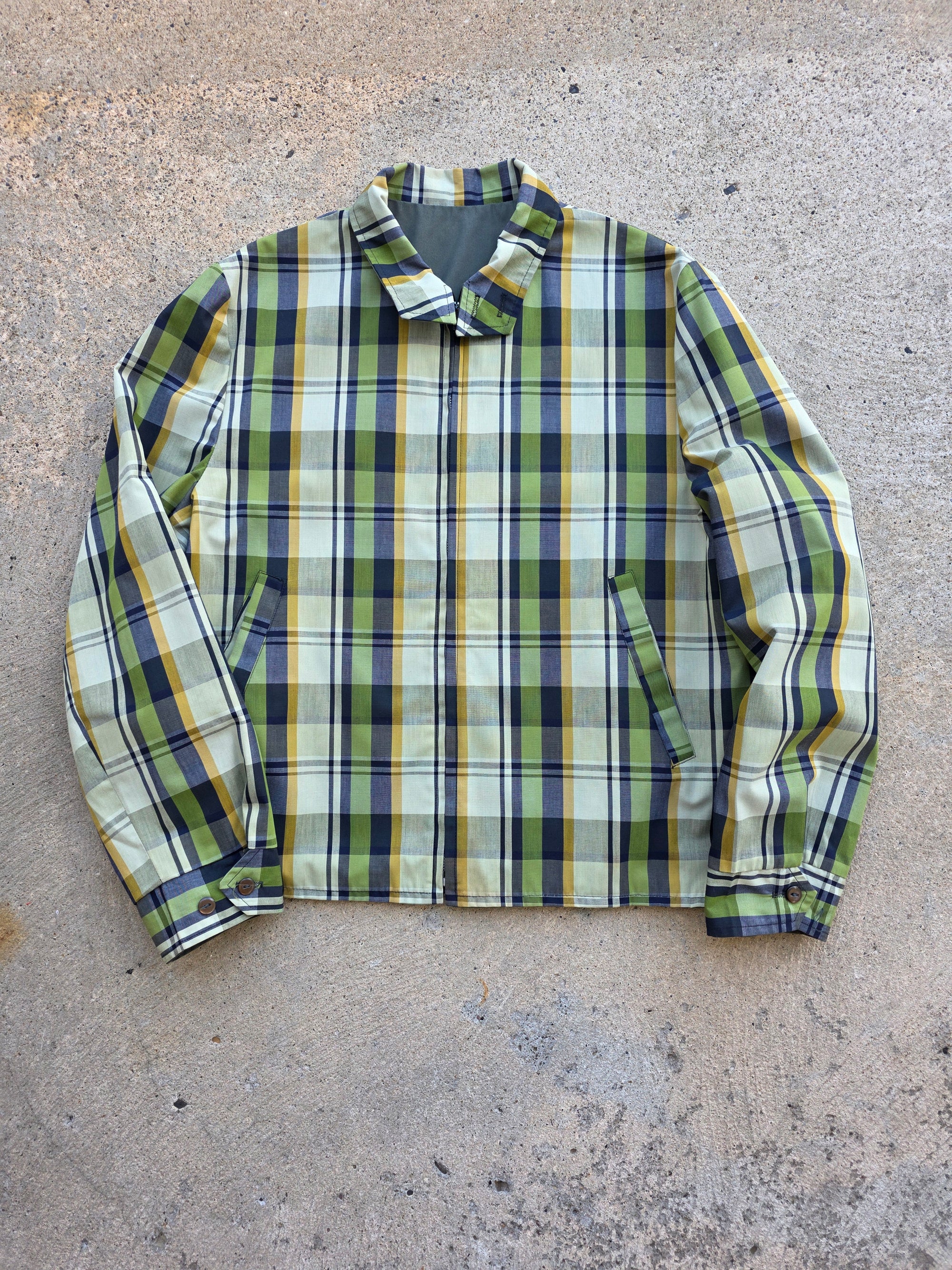 1960s Plaid Reversible Jacket
