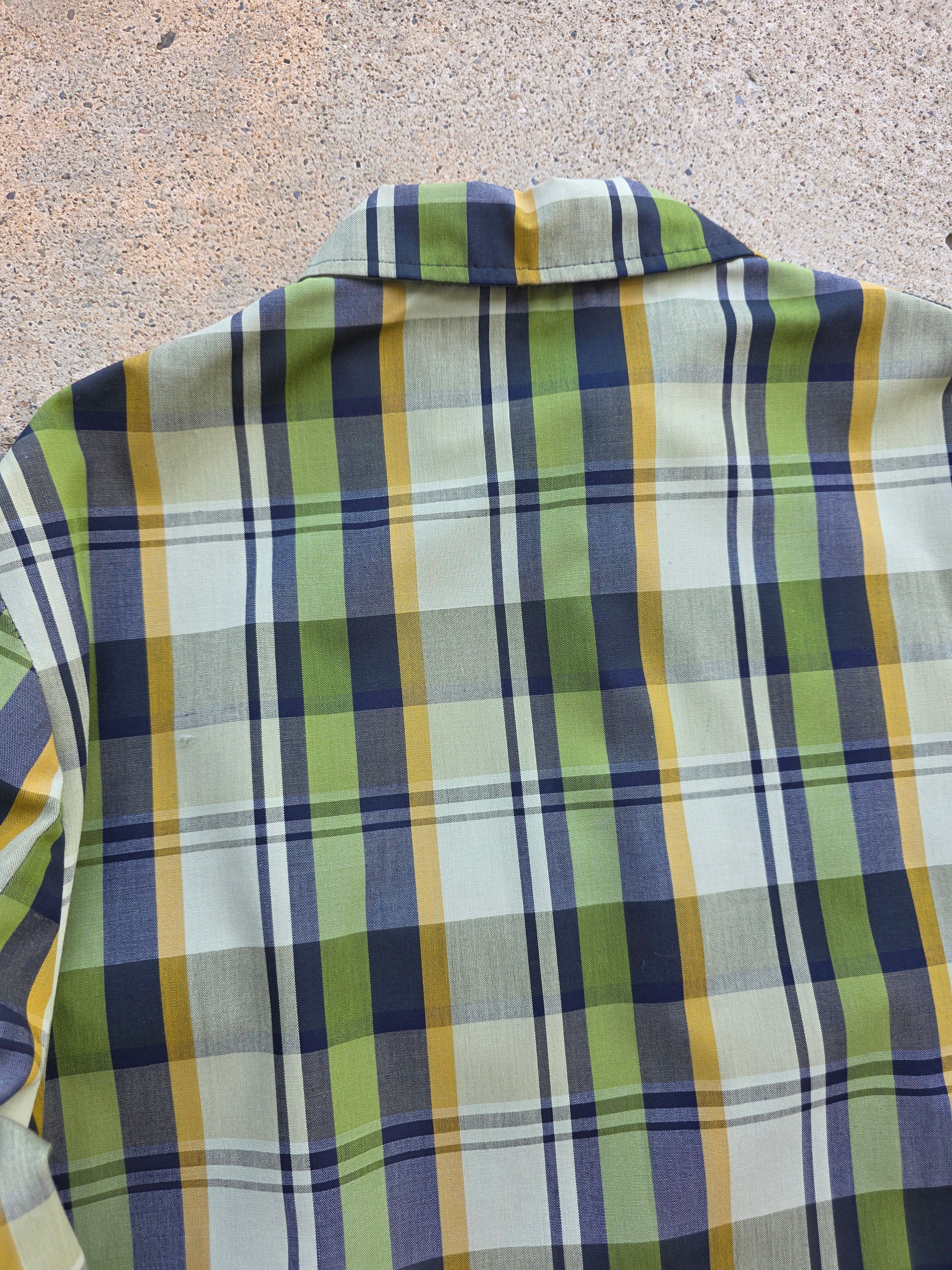 1960s Plaid Reversible Jacket