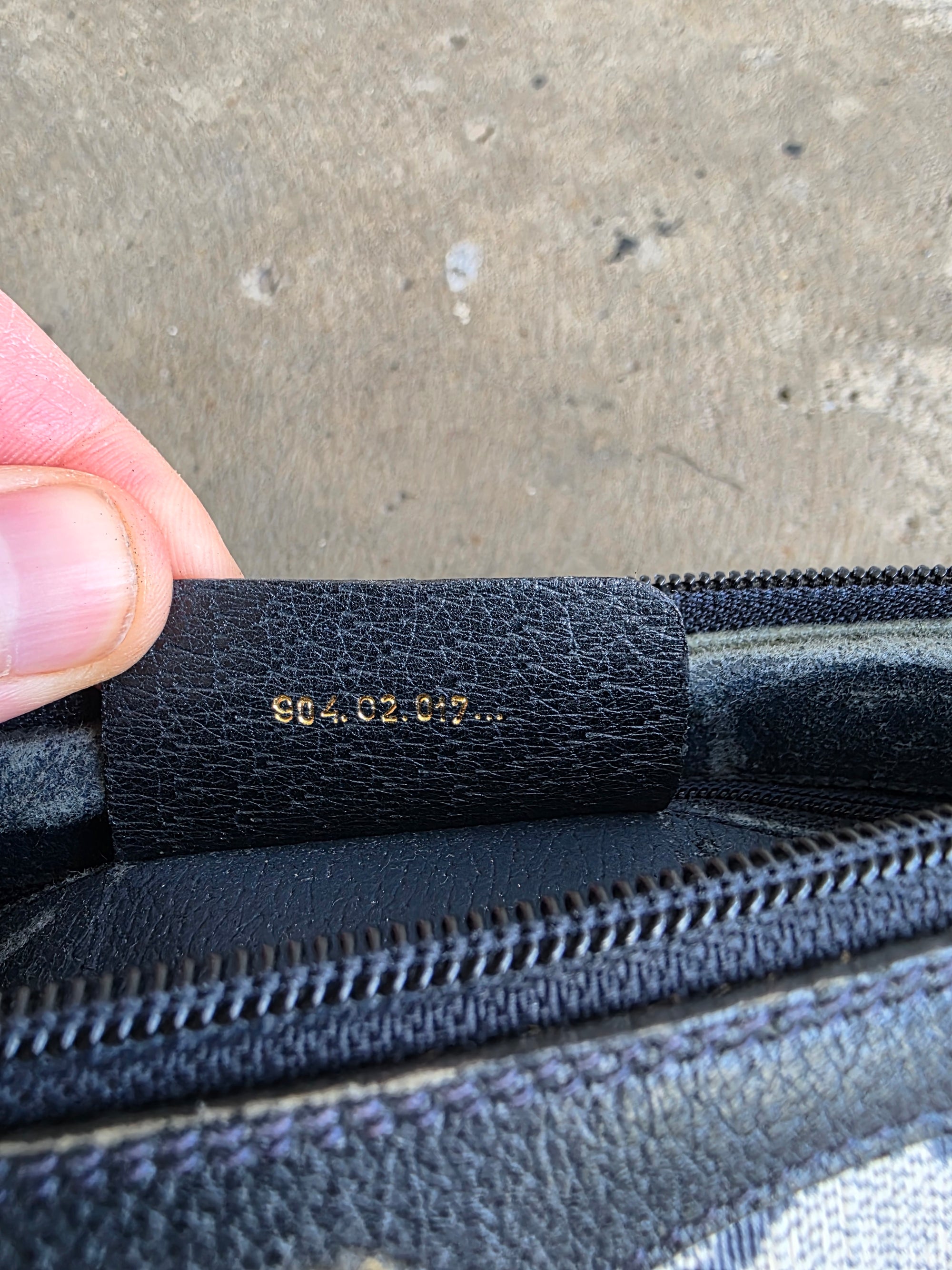 1970s Gucci Navy Handbag