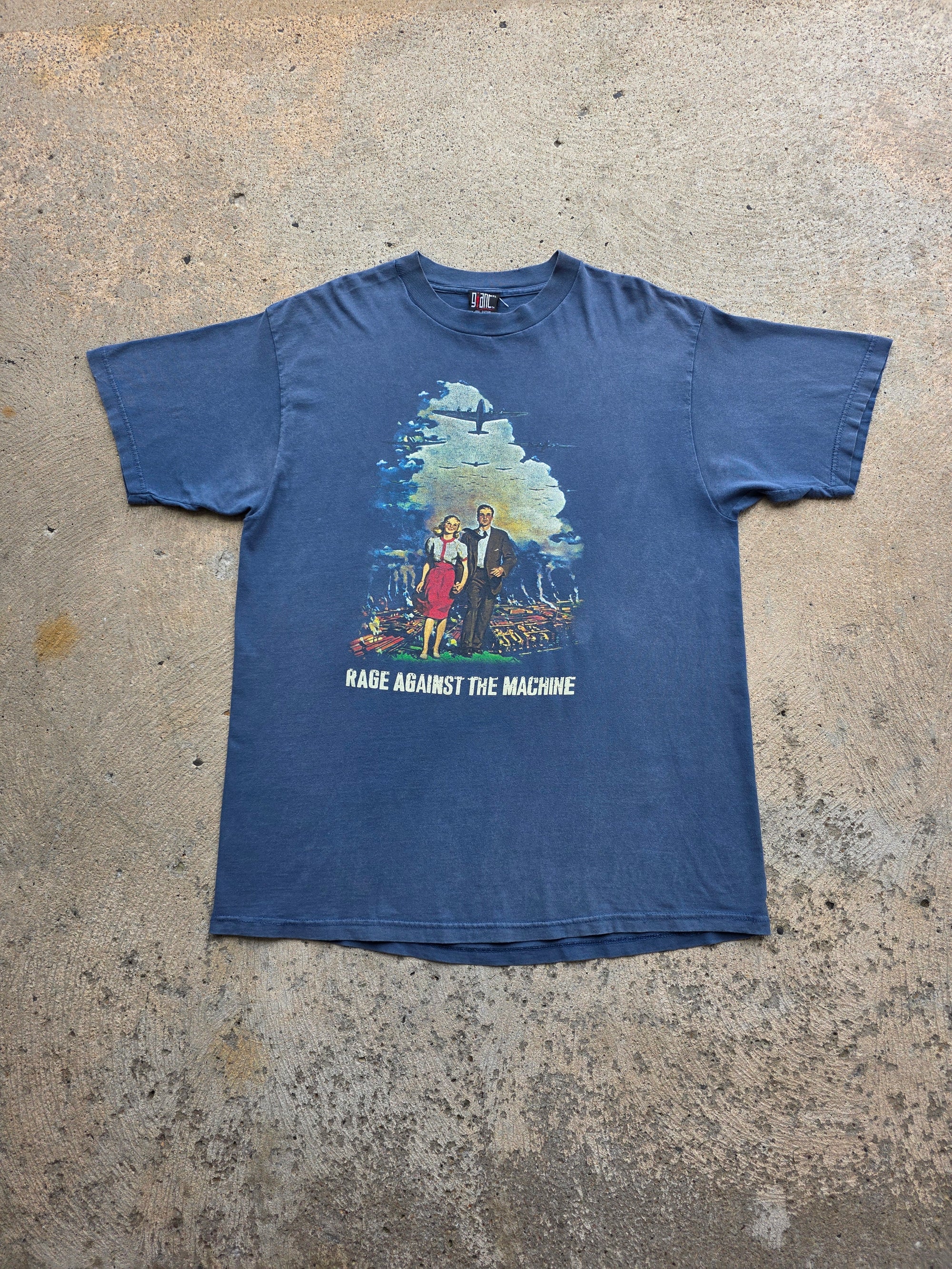 1990s Rage Against The Machine Bomber Shirt XL
