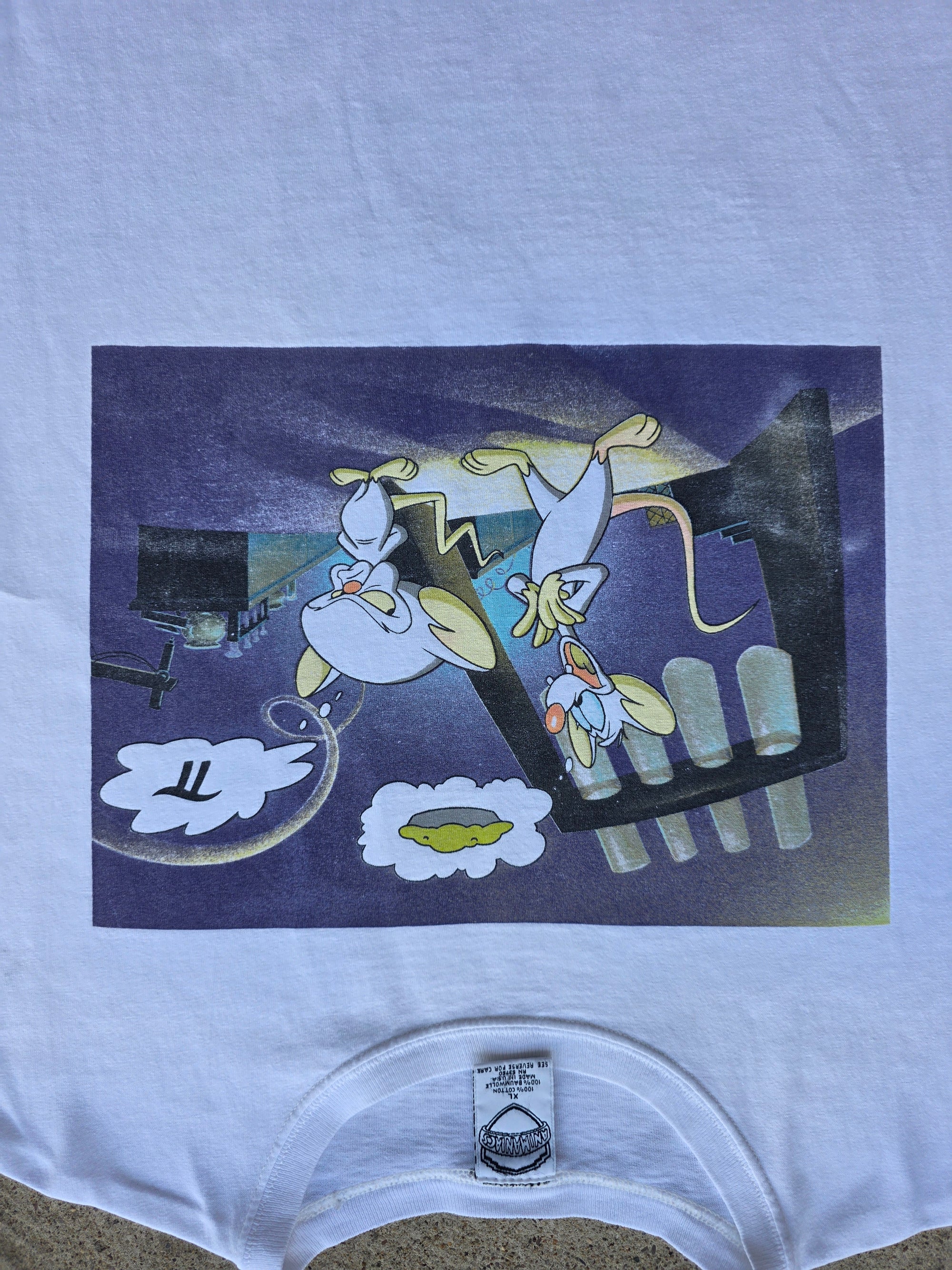 1990s Pinky And The Brain Shirt XL