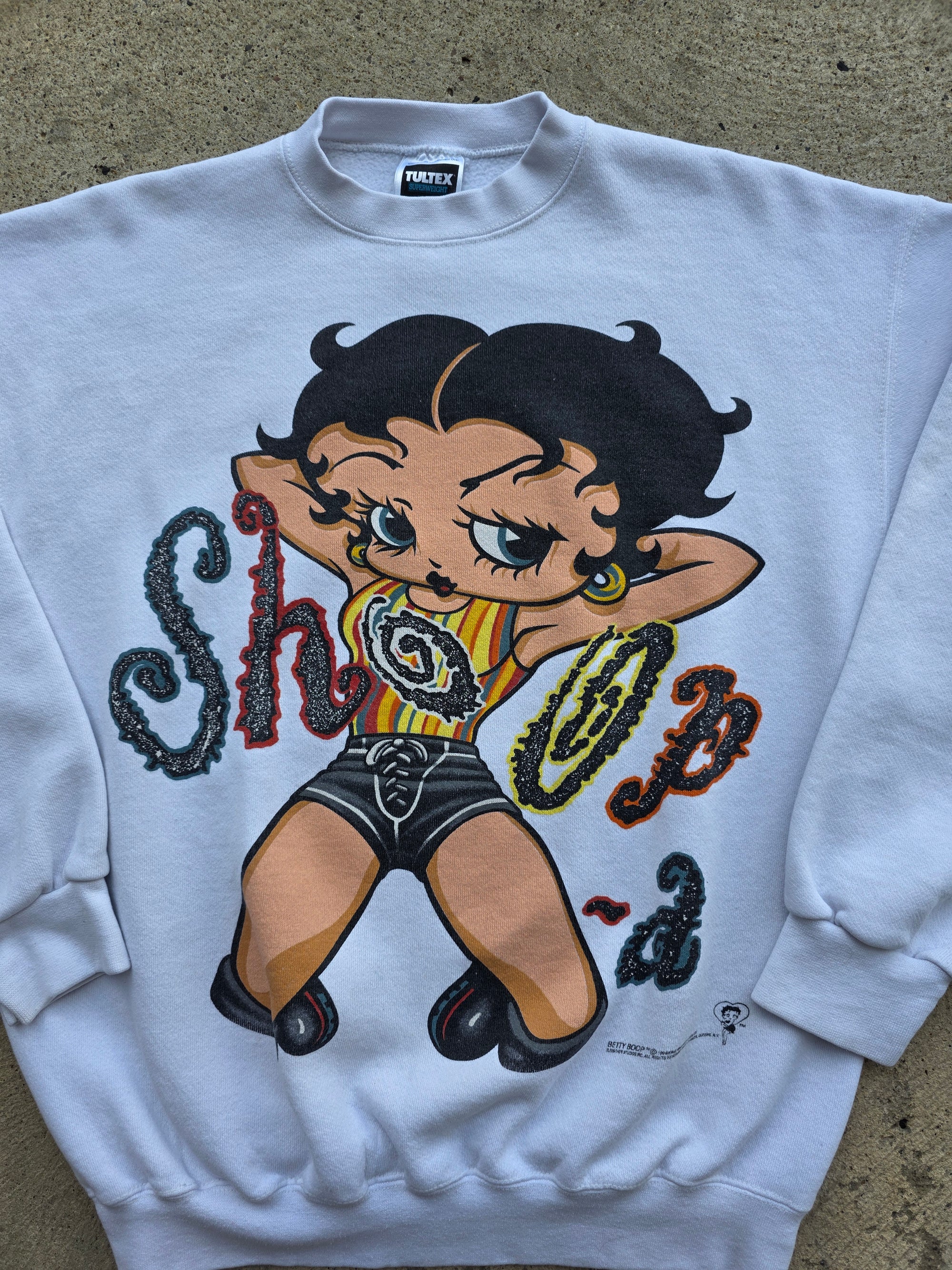 1990s Betty Boop Sweatshirt XL