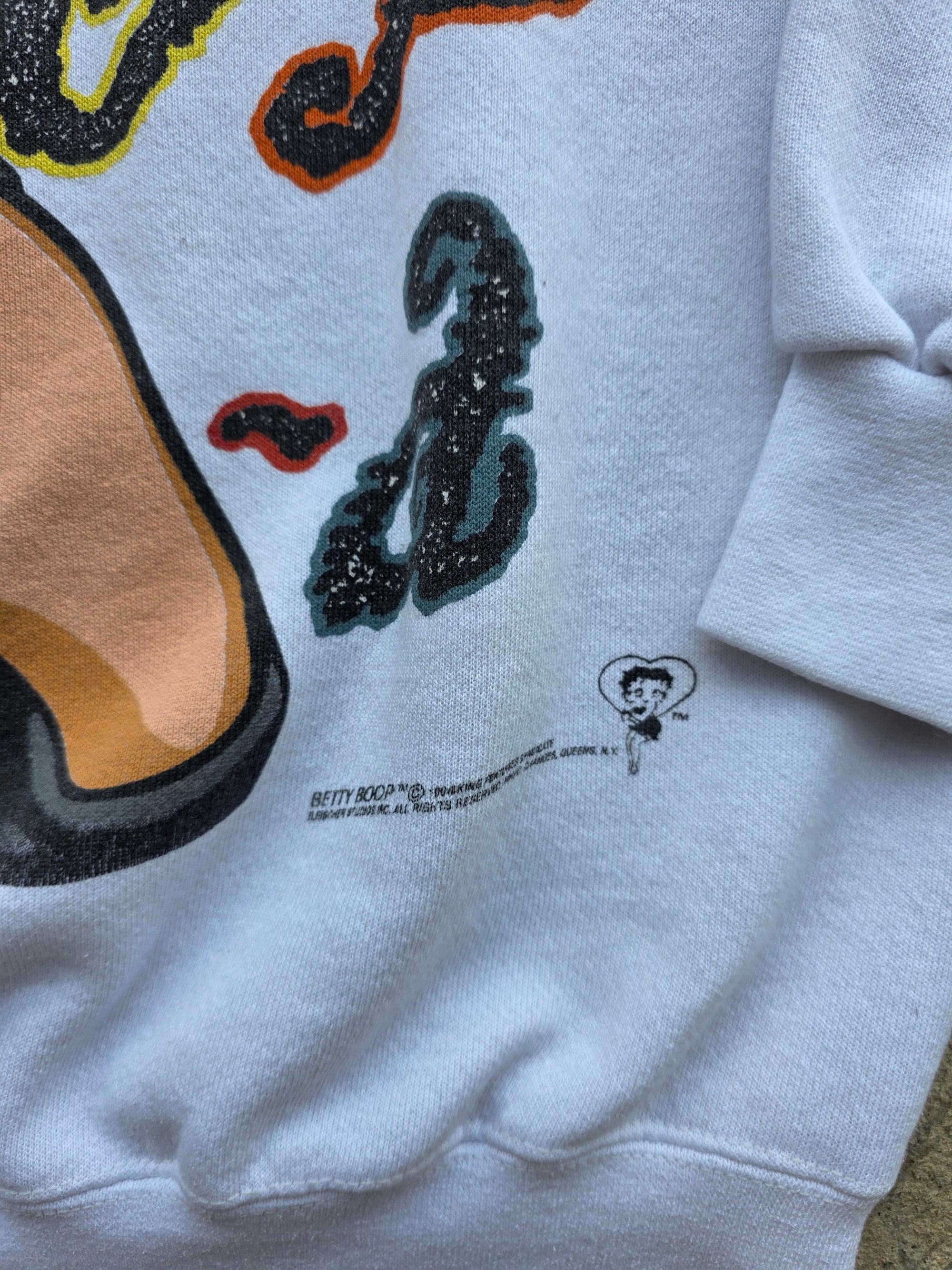 1990s Betty Boop Sweatshirt XL