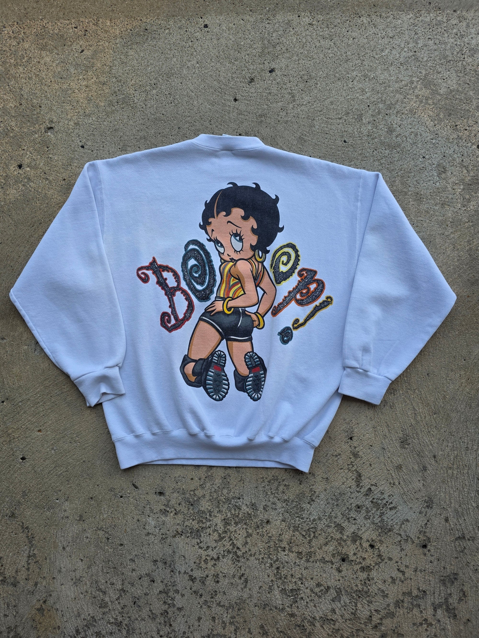 1990s Betty Boop Sweatshirt XL