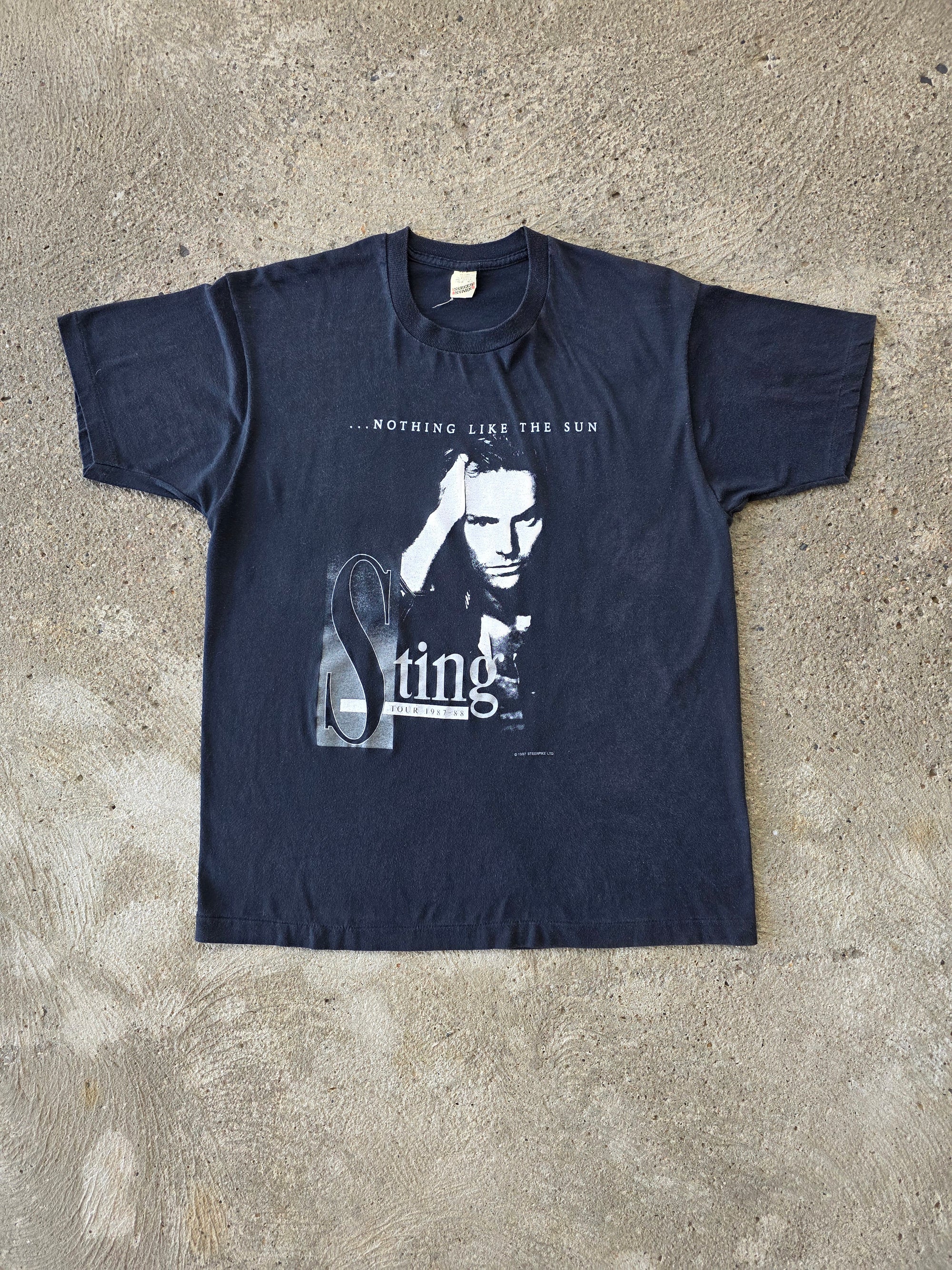 1980s Sting Concert Shirt XL