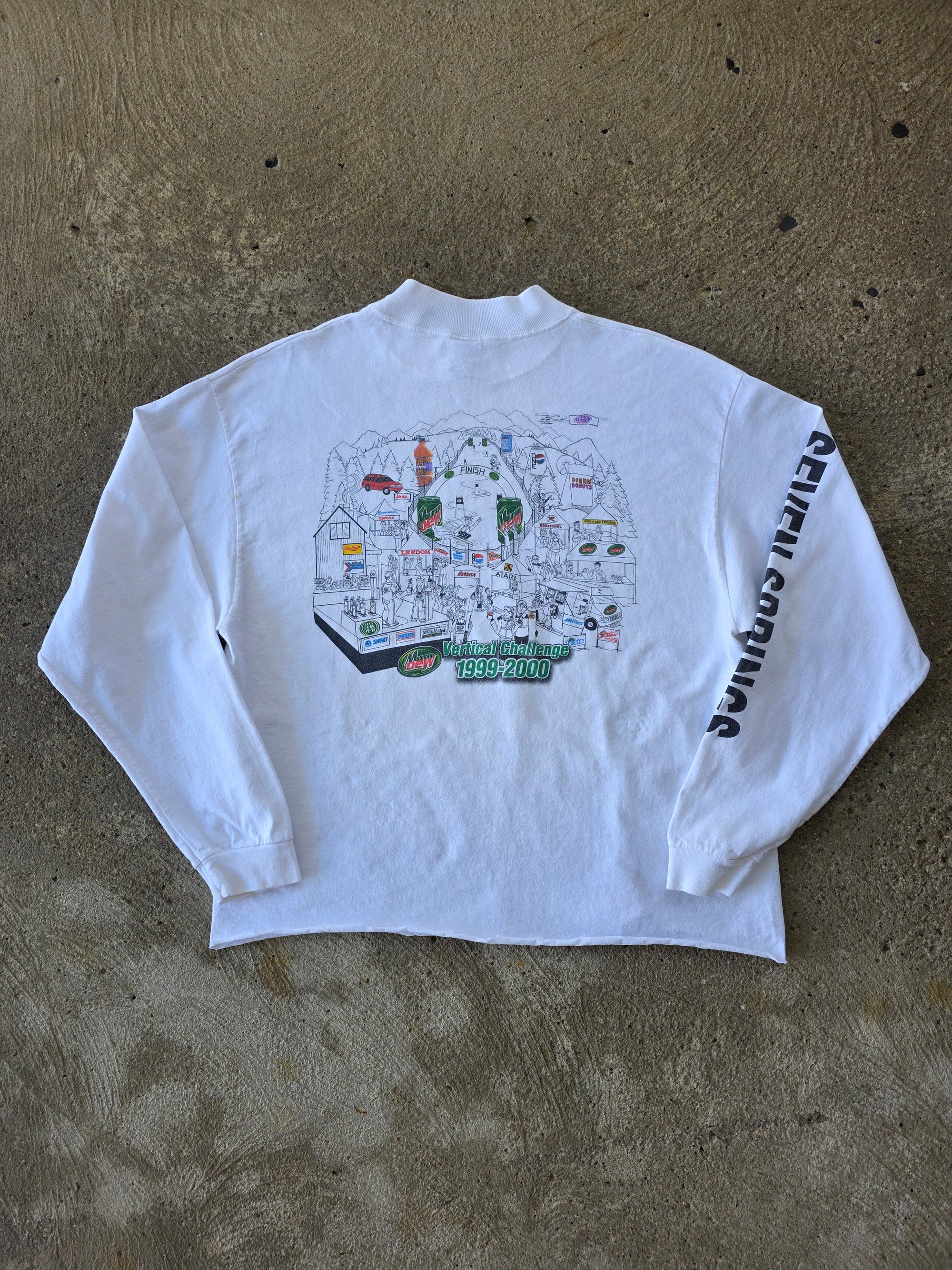 1990s Mountain Dew "The Dew Crew" Shirt Large Cropped