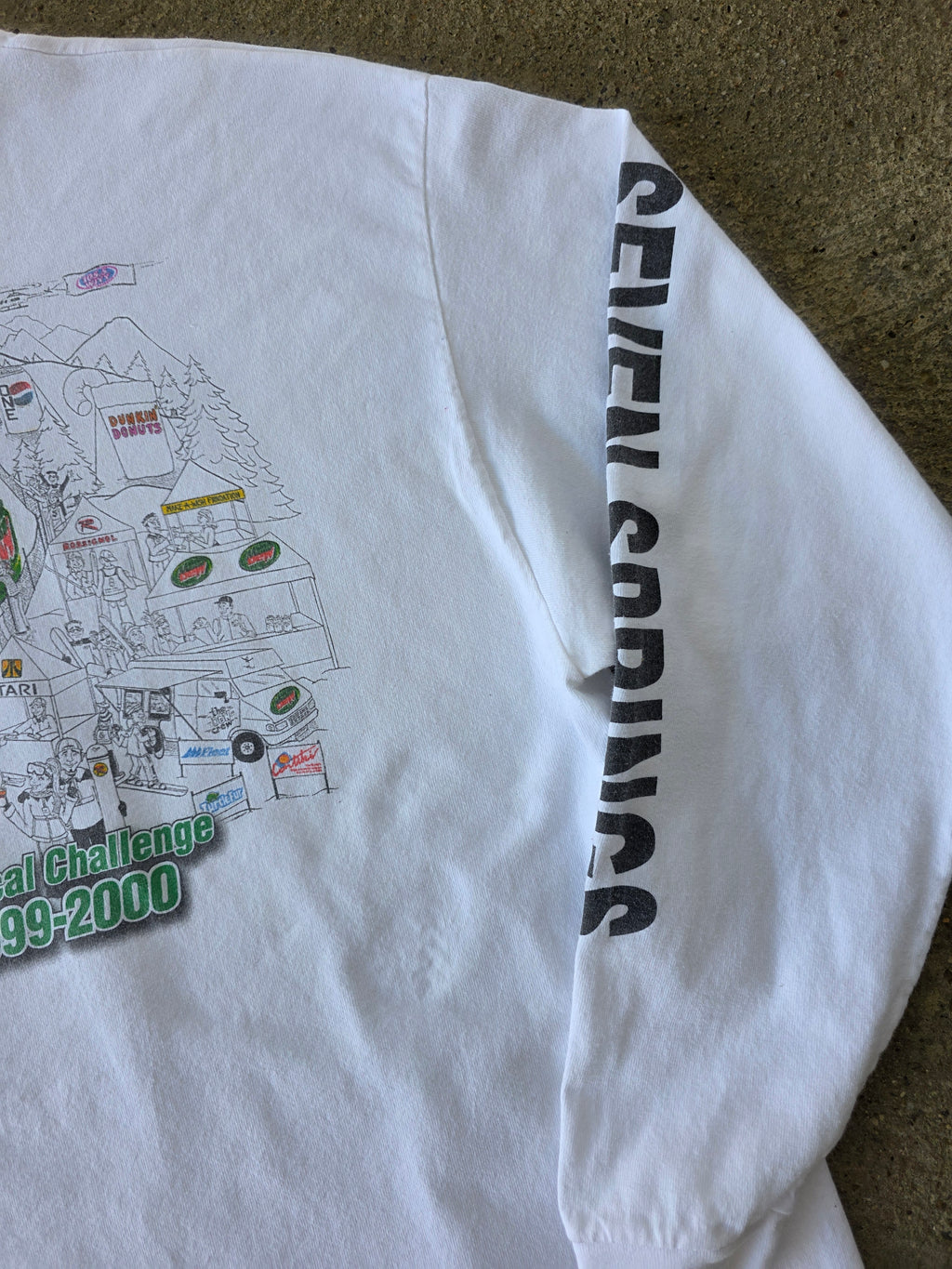 1990s Mountain Dew "The Dew Crew" Shirt Large Cropped