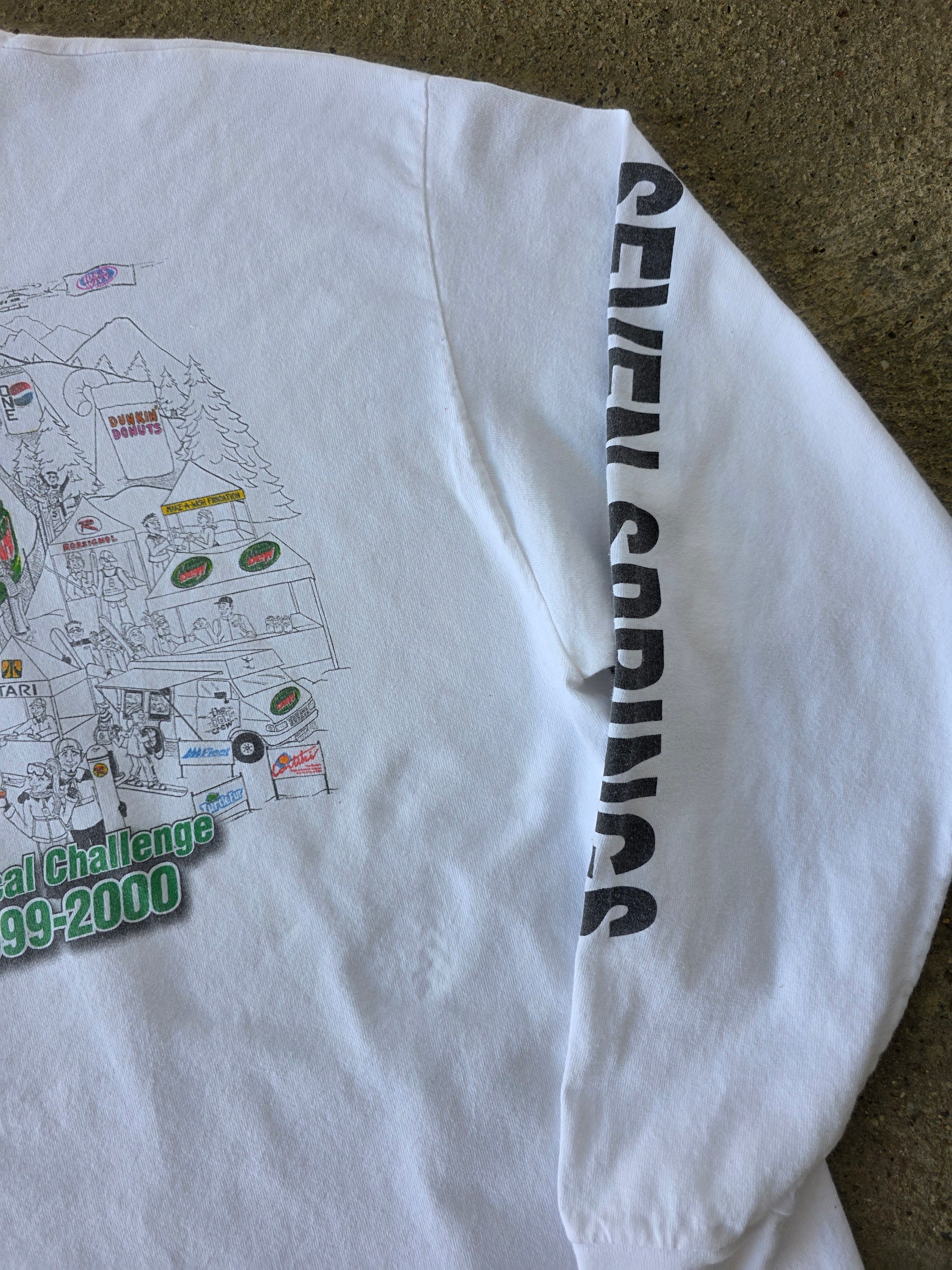 1990s Mountain Dew "The Dew Crew" Shirt Large Cropped