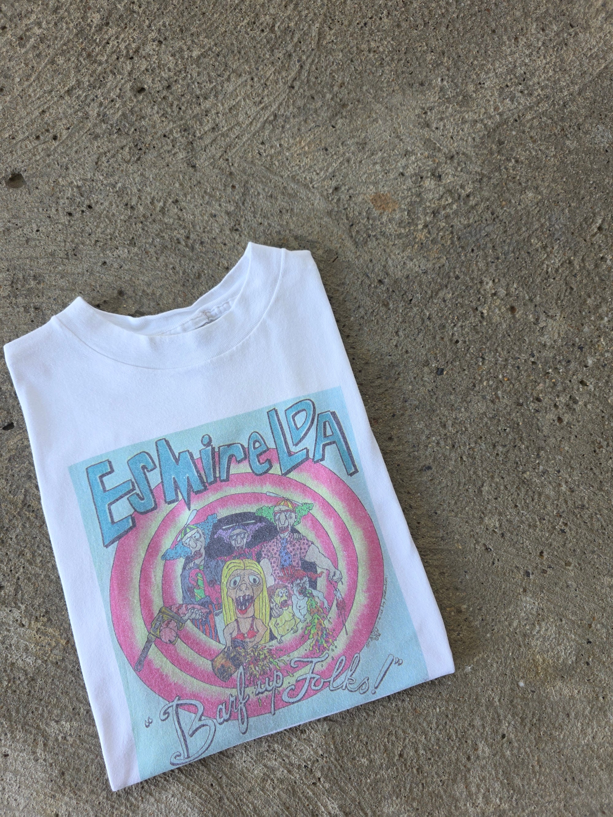 1990s Esmirelda "Barf Up Folks!" Shirt Large