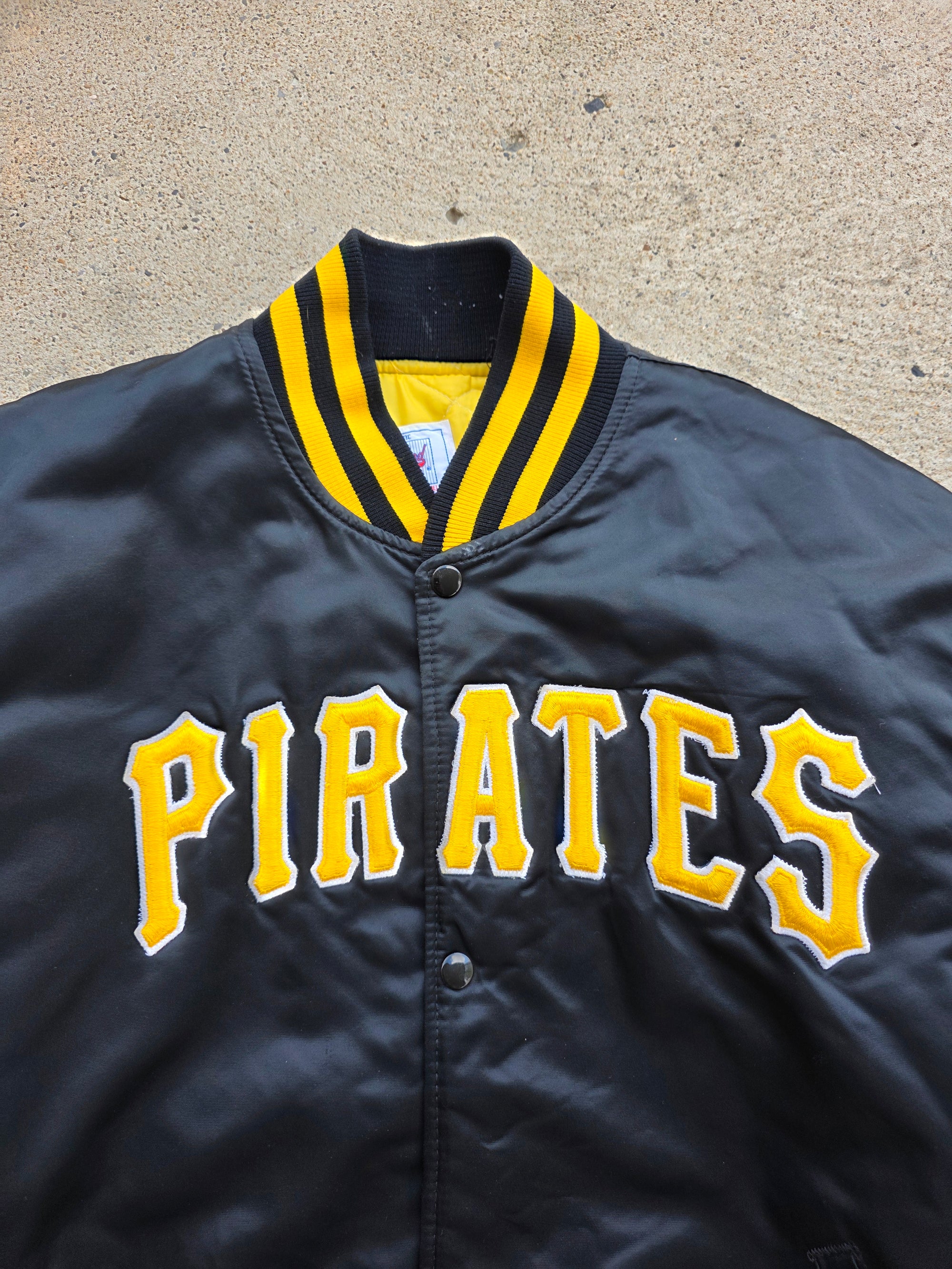 1990s Pirates Starter Satin Jacket XL