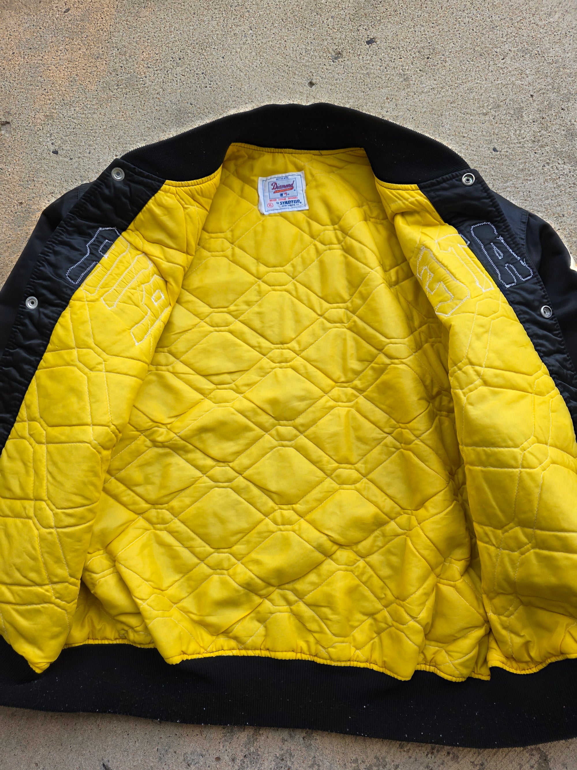 1990s Pirates Starter Satin Jacket XL